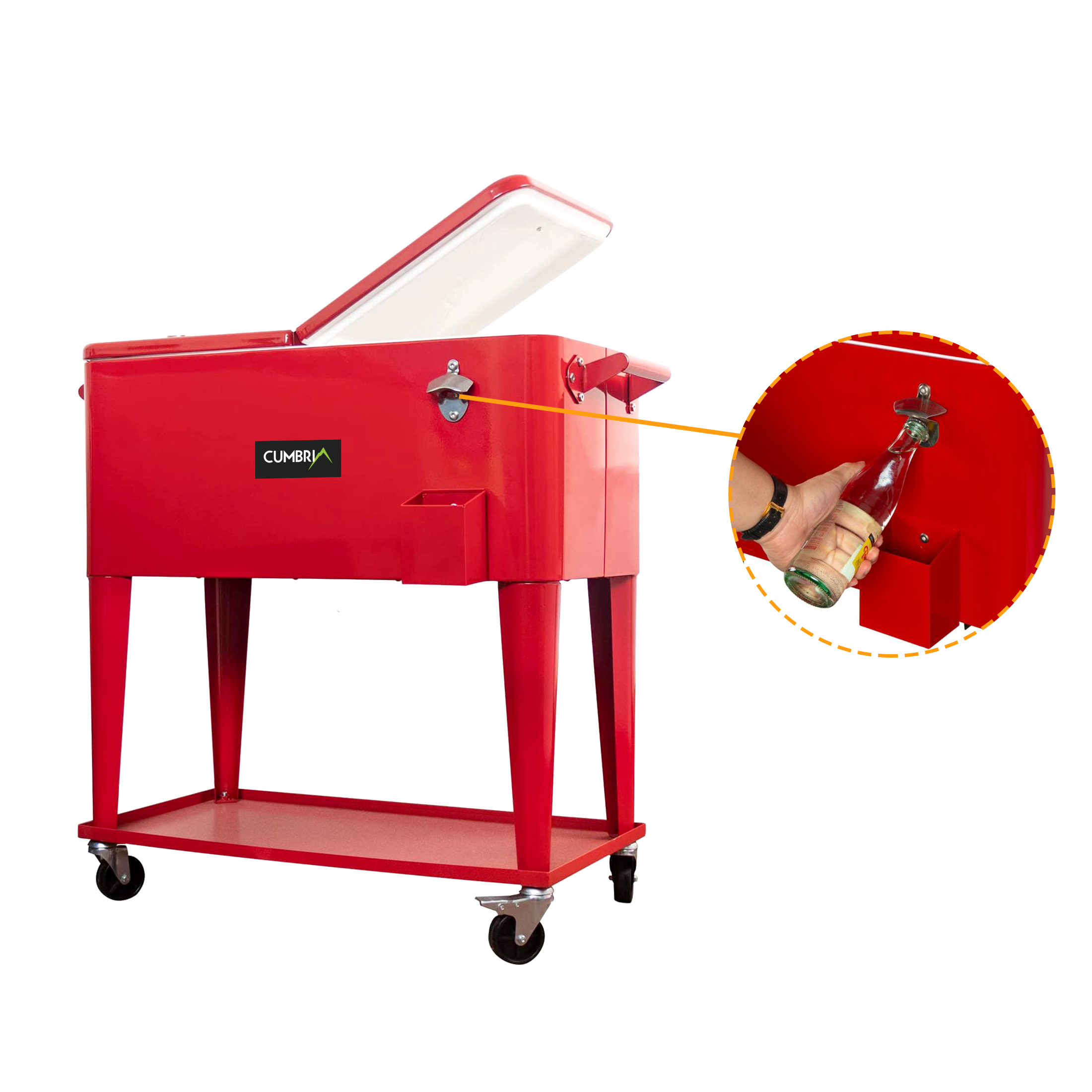 75L Cooler Box Trolley - Image 4
