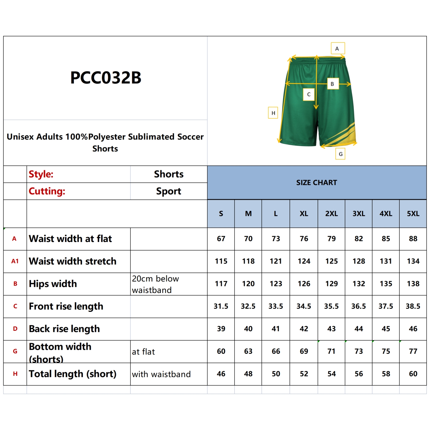 Unisex Adults 100% Polyester Sublimated Soccer Shorts - Image 11