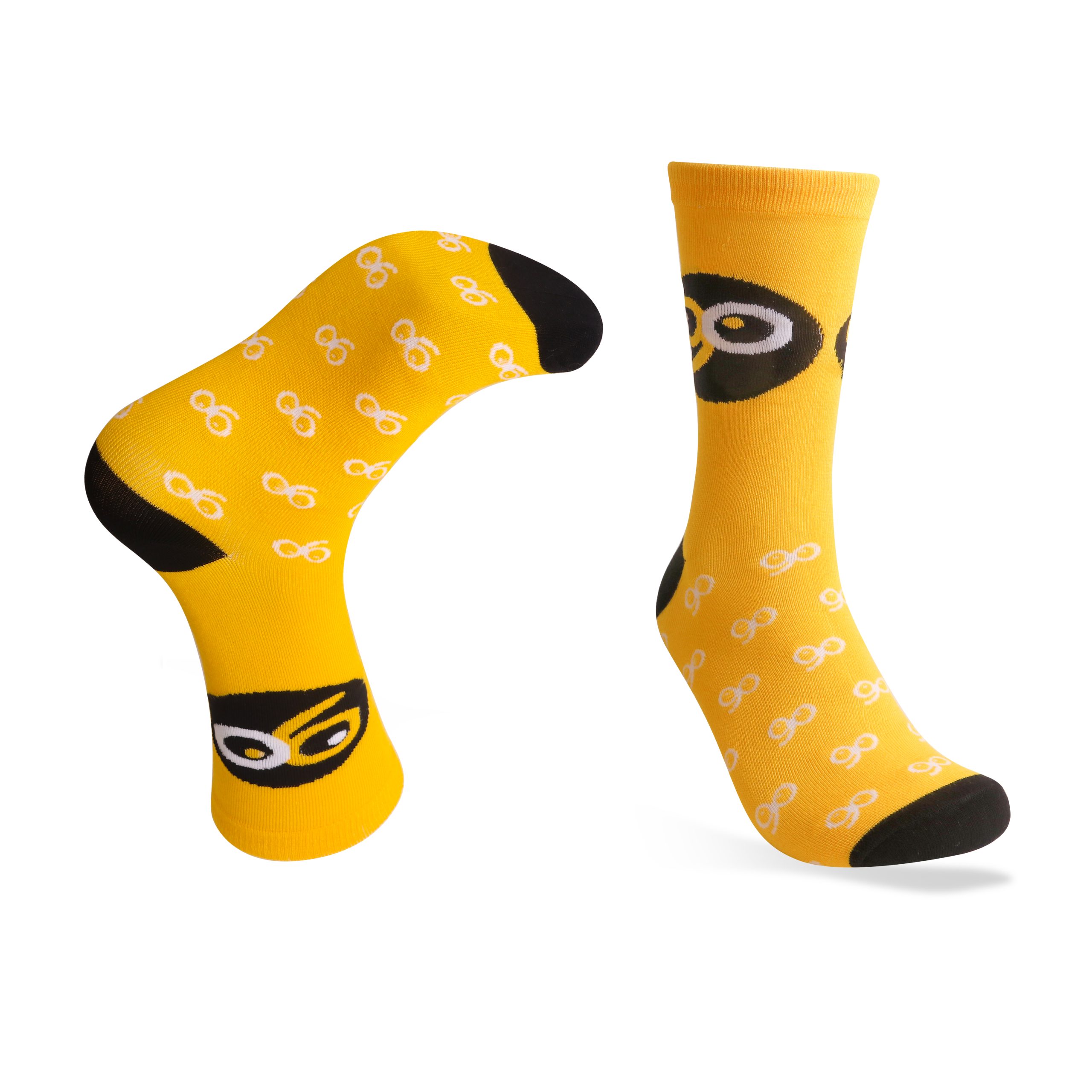 Crew Custom Pattern Woven Bamboo Socks - Image 2