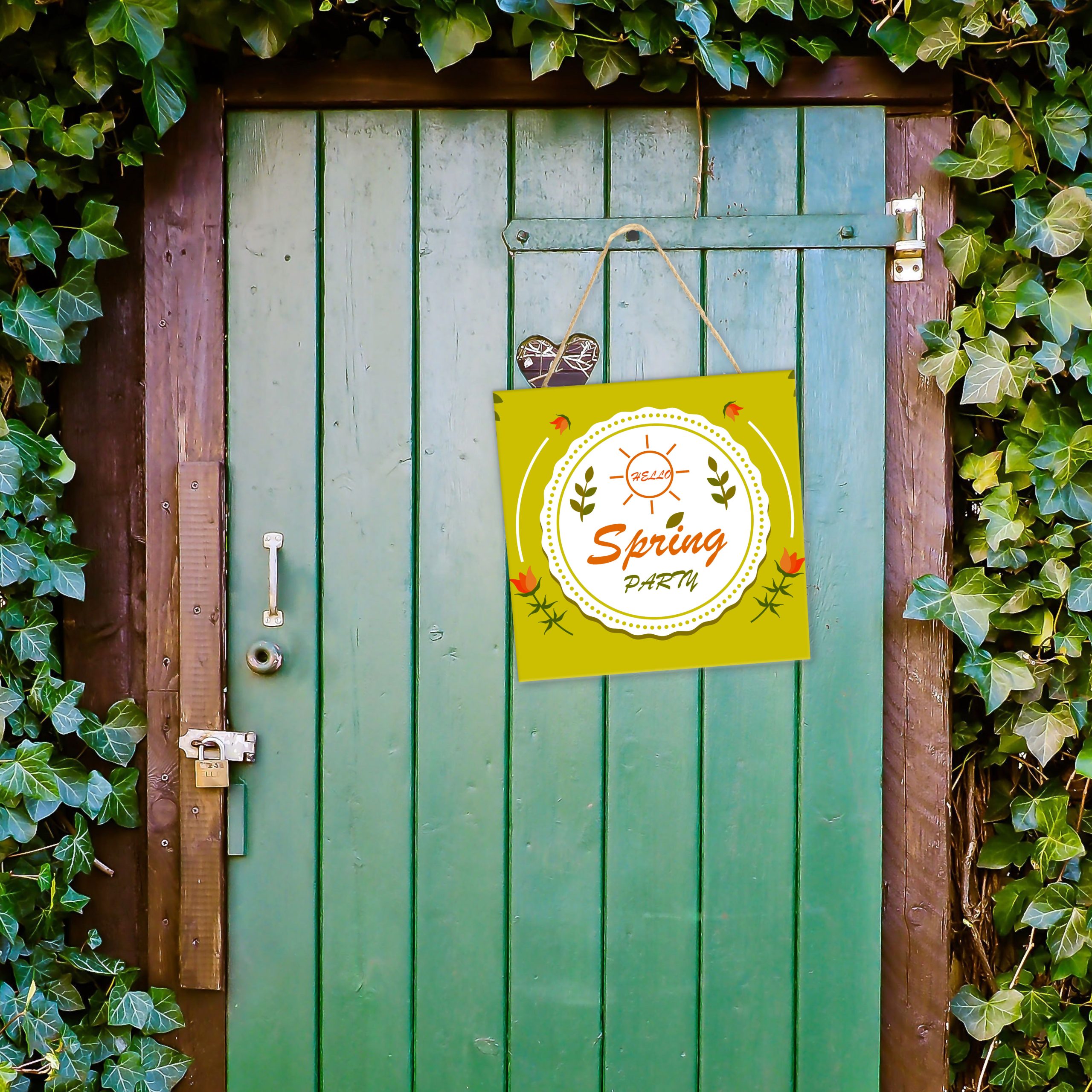Wooden Sign Board (30x30cm) - Image 5