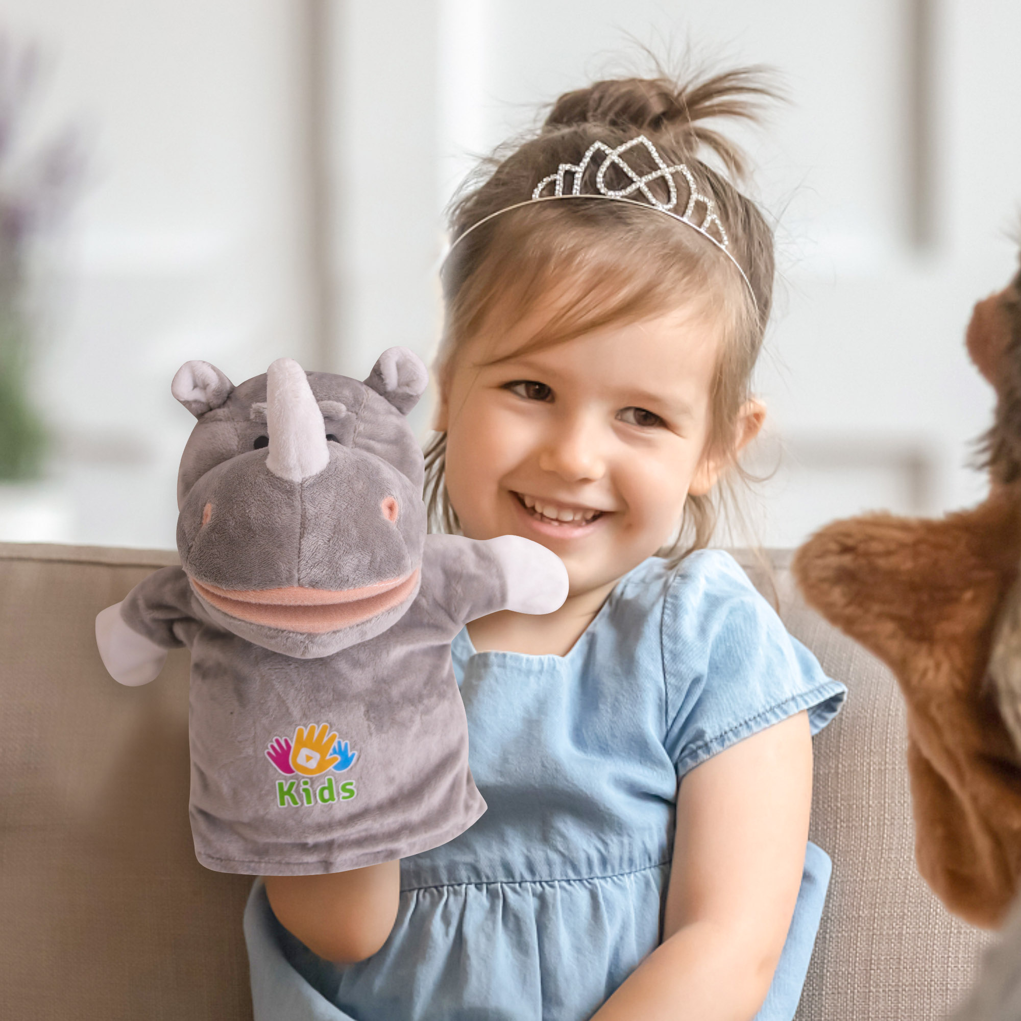 Rhinoceros Hand Puppet - Image 7