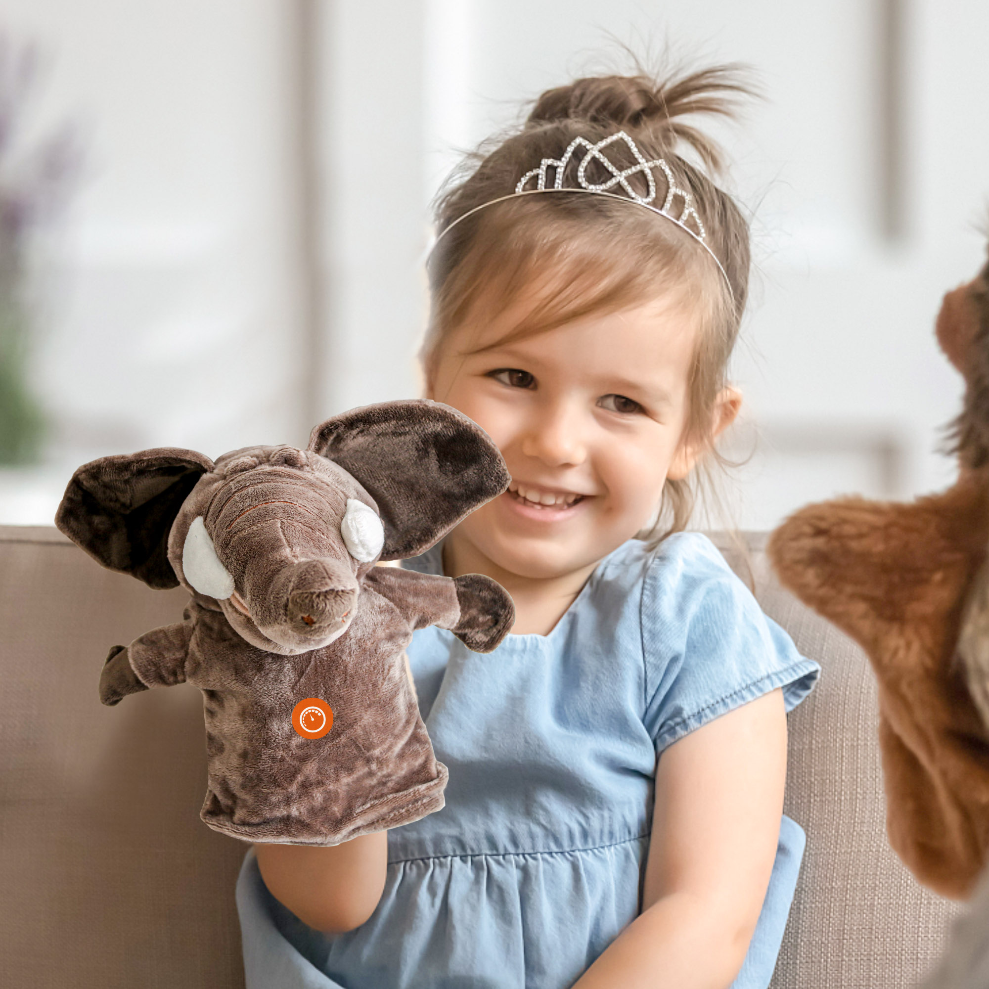 Elephant Hand Puppet - Image 7