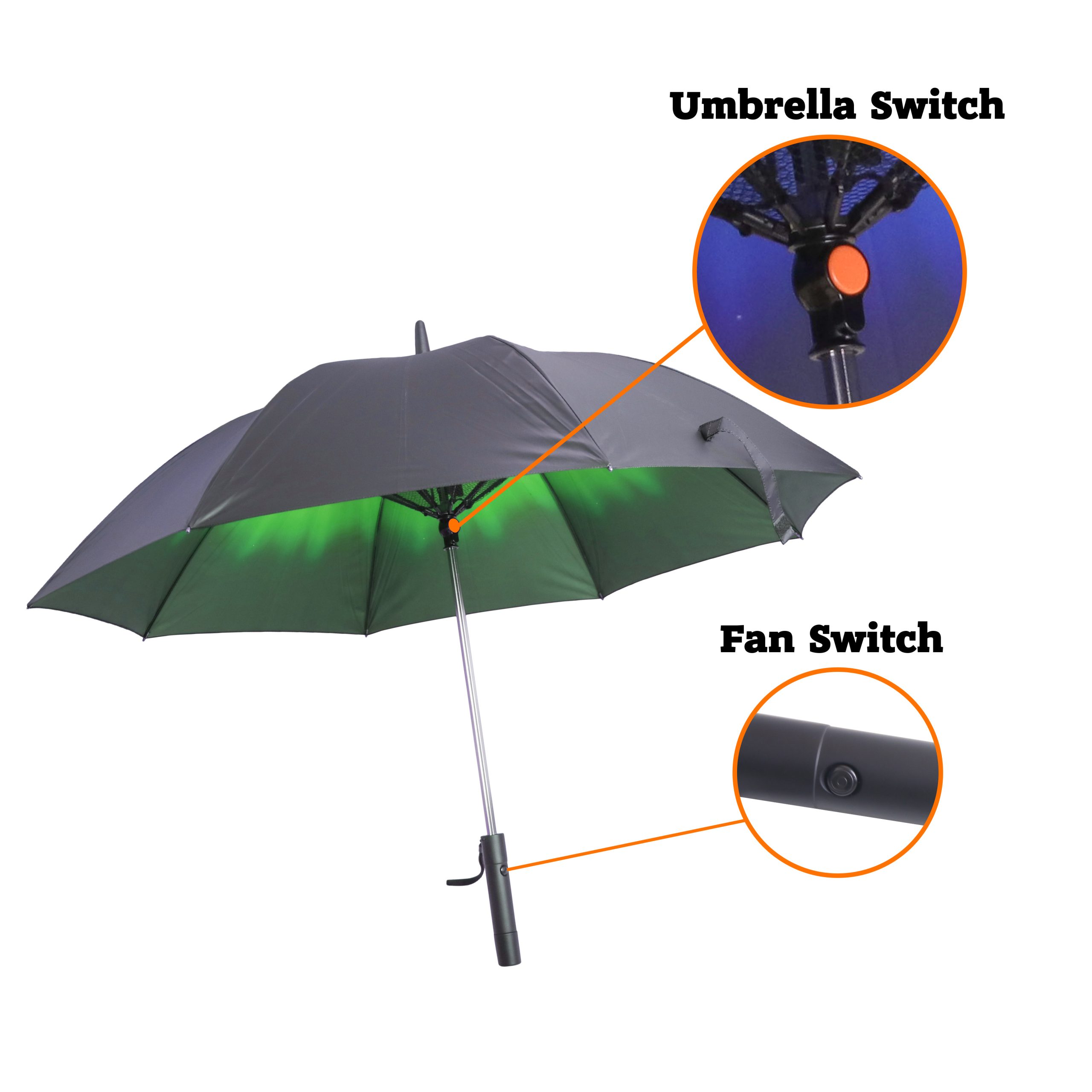 Sport Umbrella with Fan - Image 4