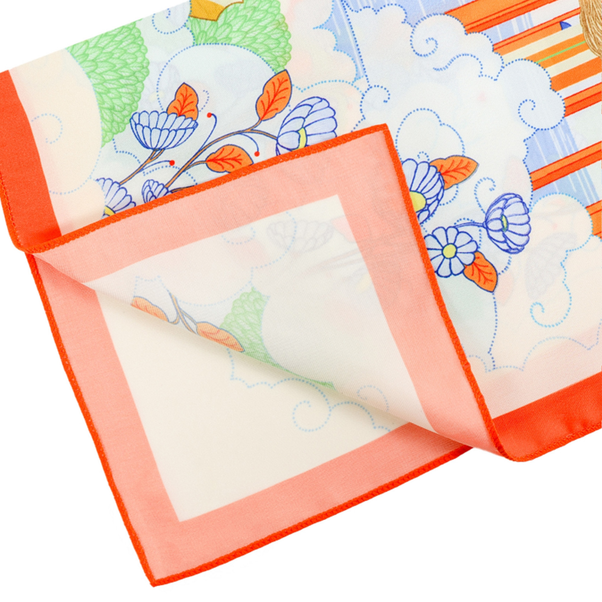 Silk Chiffon Scarf - Image 4