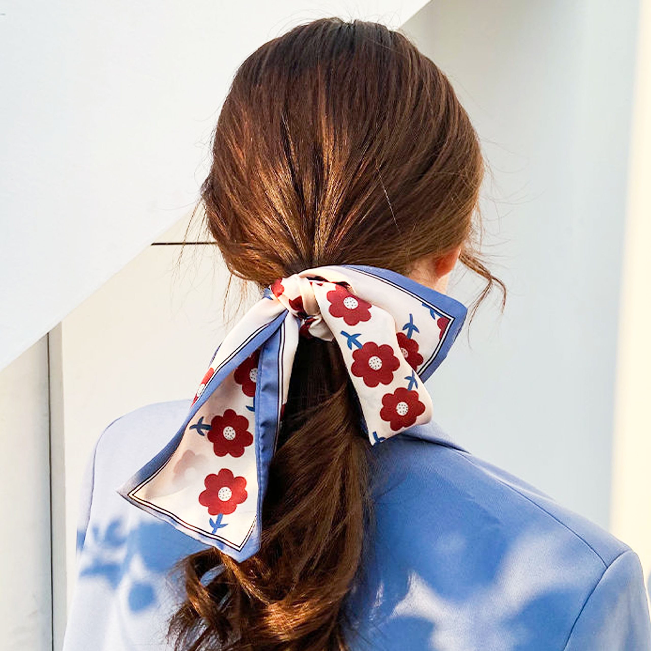 Silk Satin Scarf - Image 8