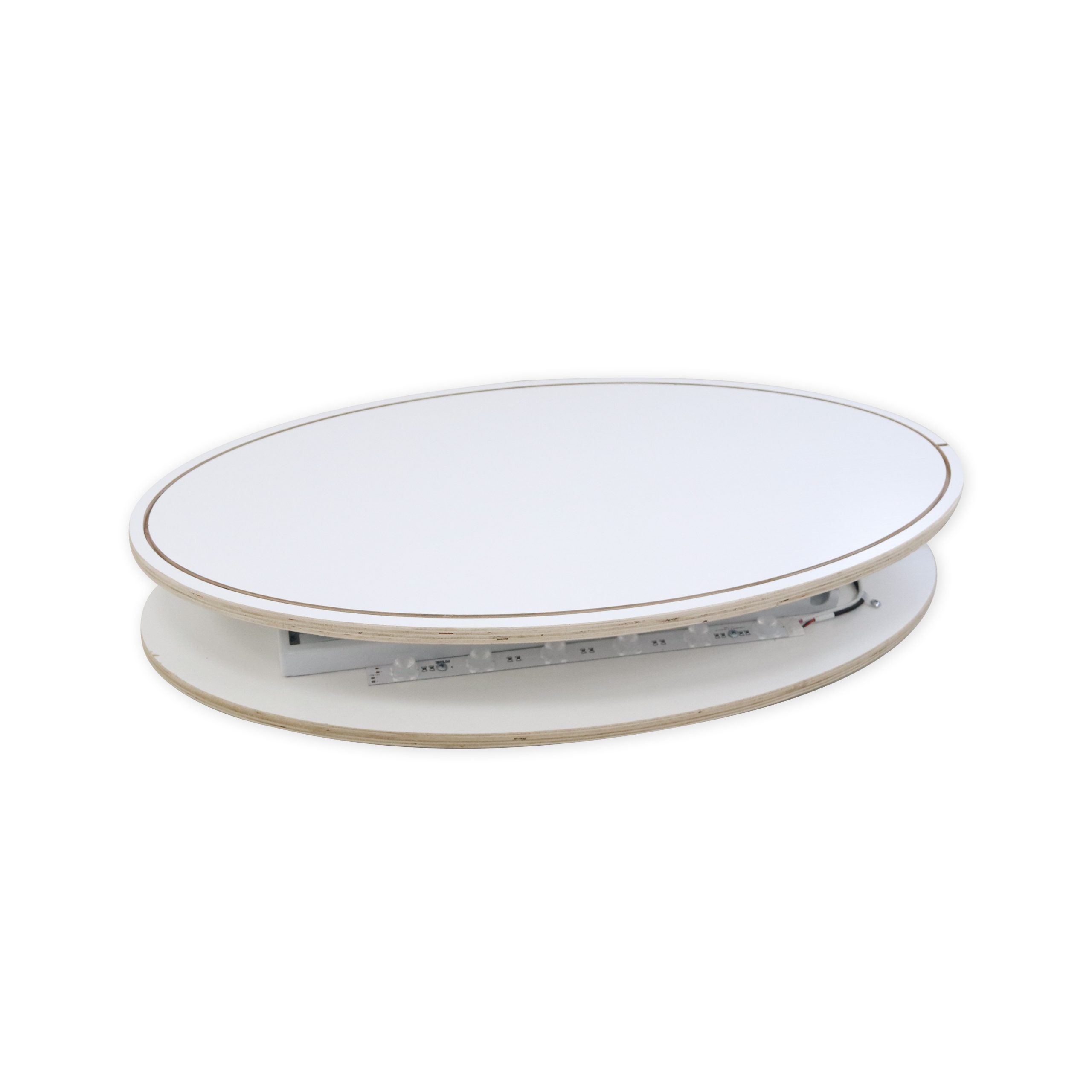 Backlit LED Spring Up Display - Oval - Image 5