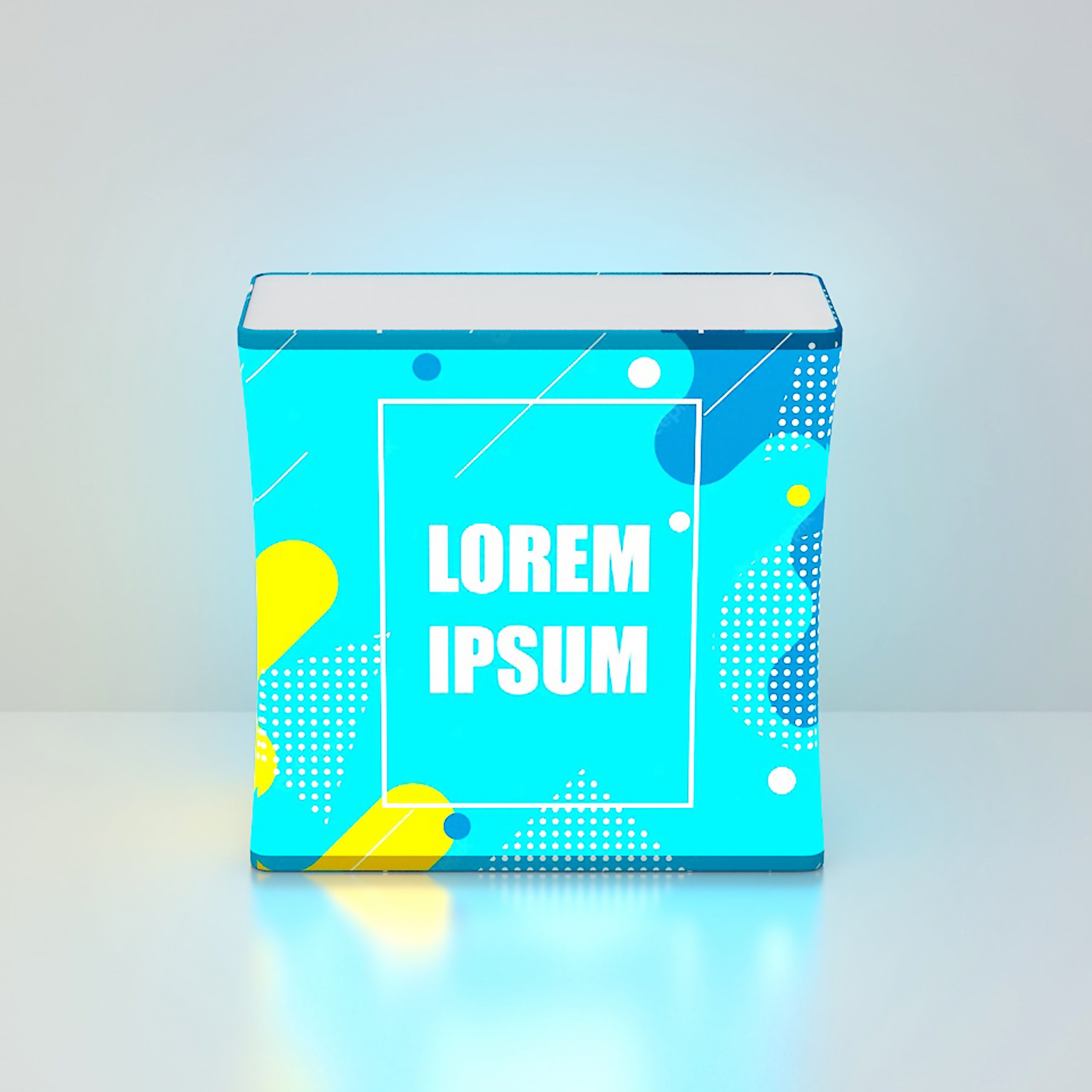 Backlit LED Spring Up Display - Rectangle - Image 2