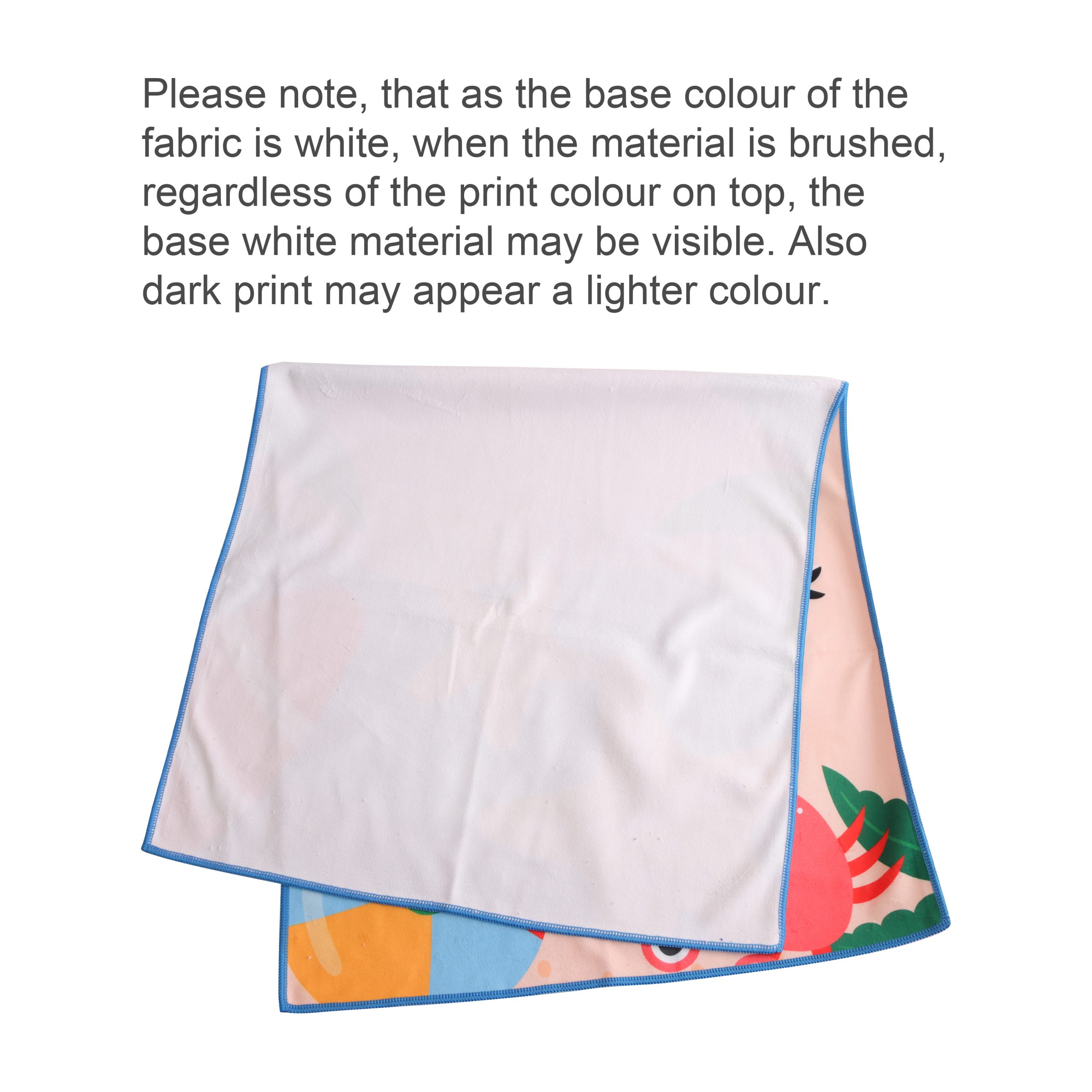 Microfibre Colour Beach Towel (50x100cm) - Image 2