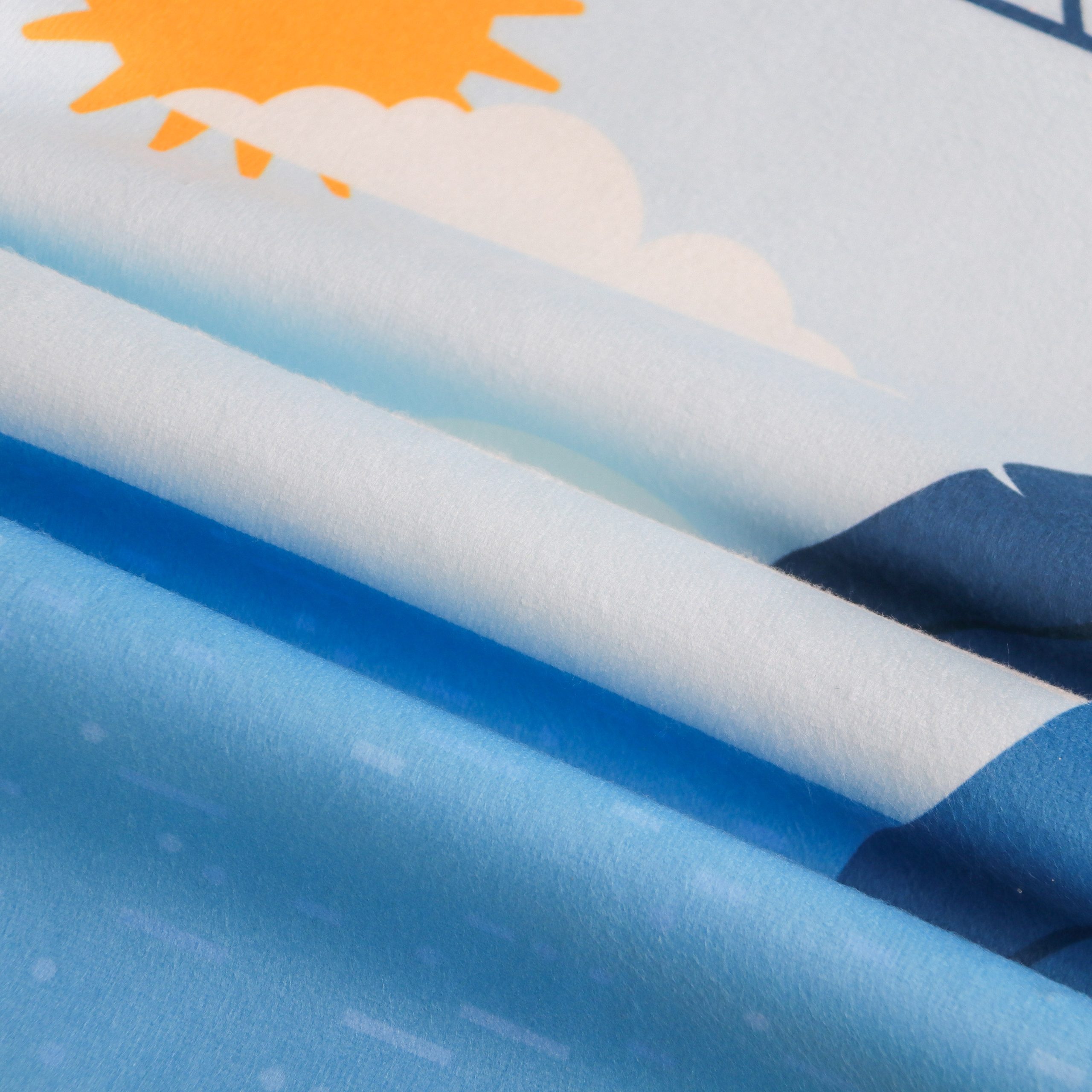 Microfibre Colour Beach Towel (30x130cm) - Image 3
