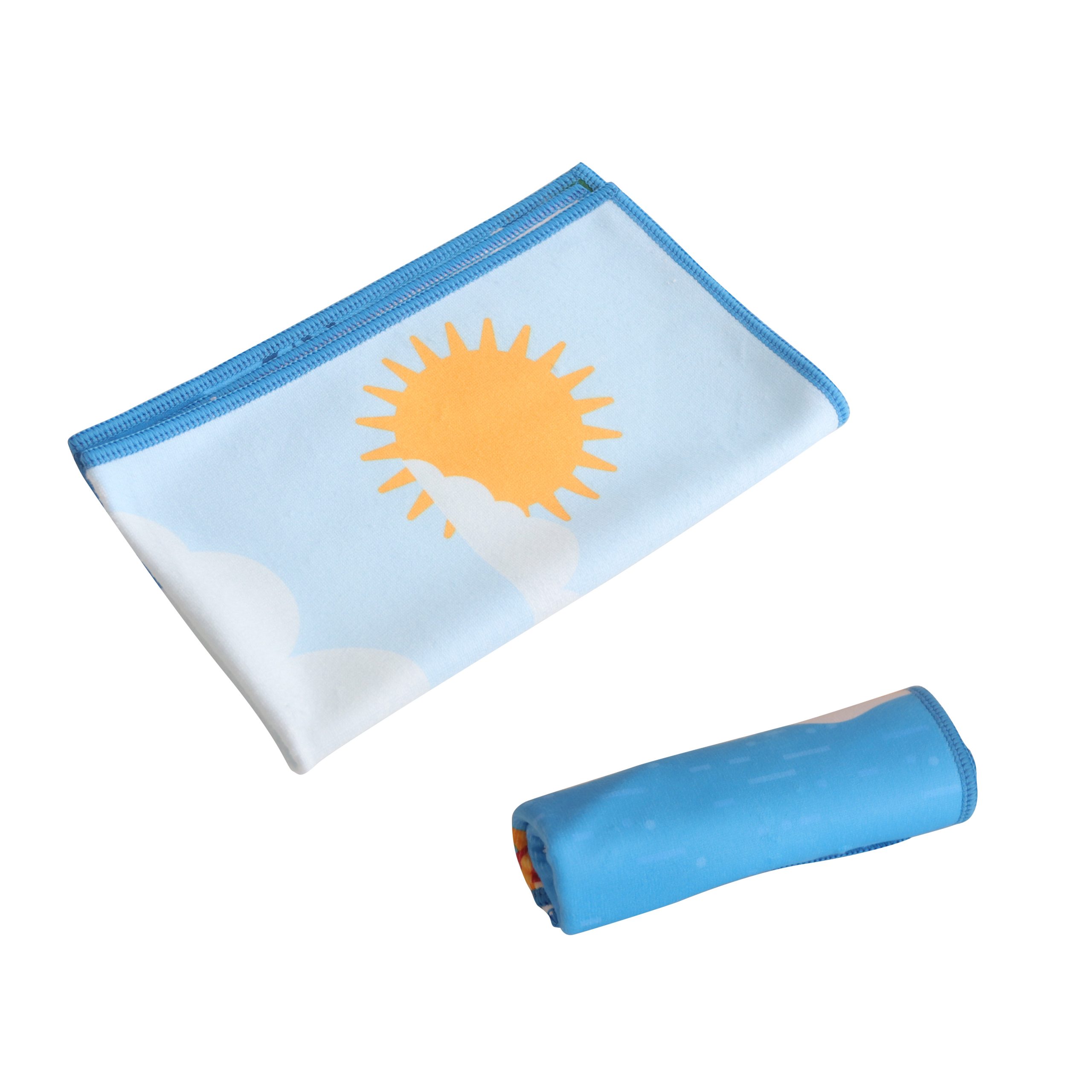 Microfibre Colour Beach Towel (30x50cm) - Image 4