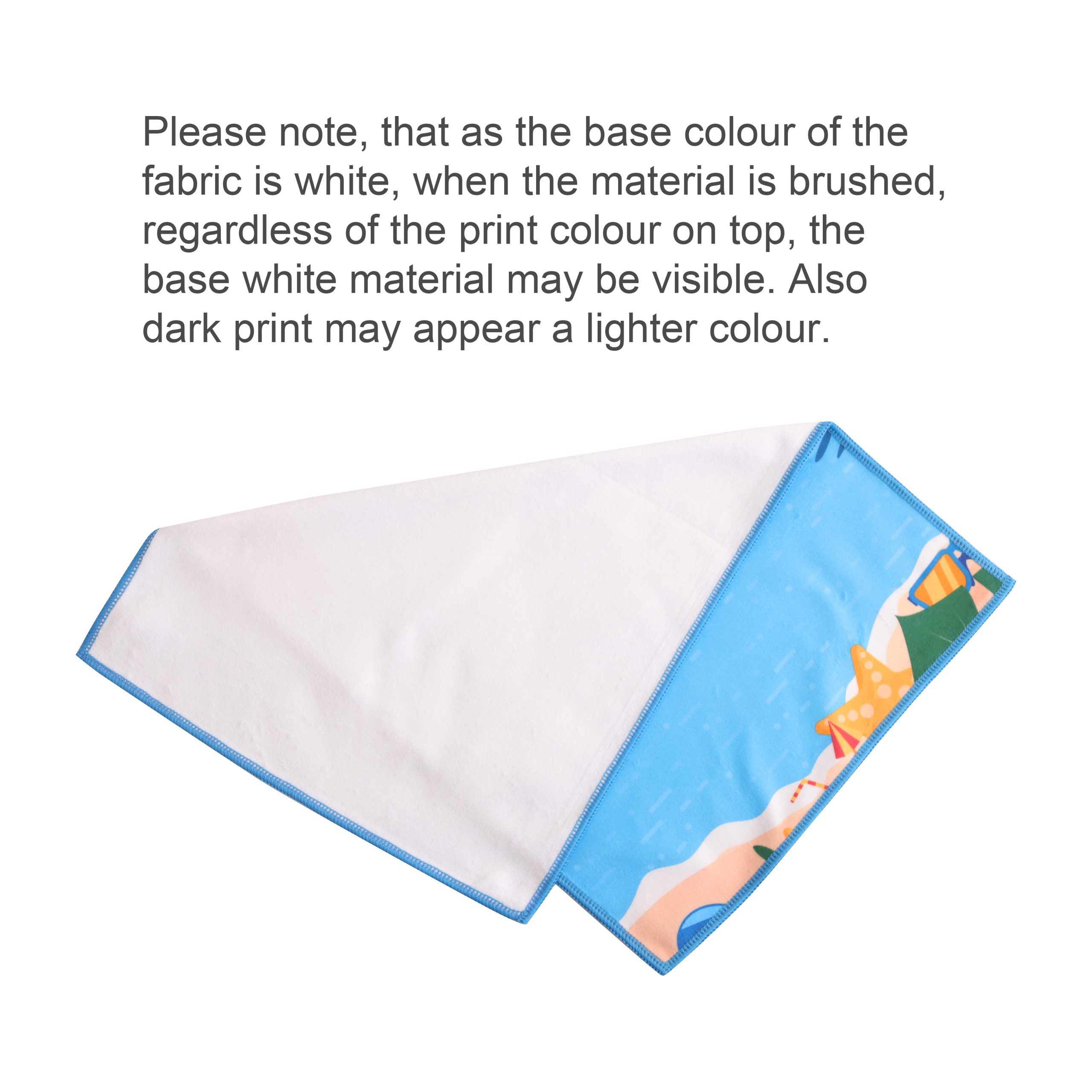 Microfibre Colour Beach Towel (30x50cm) - Image 2