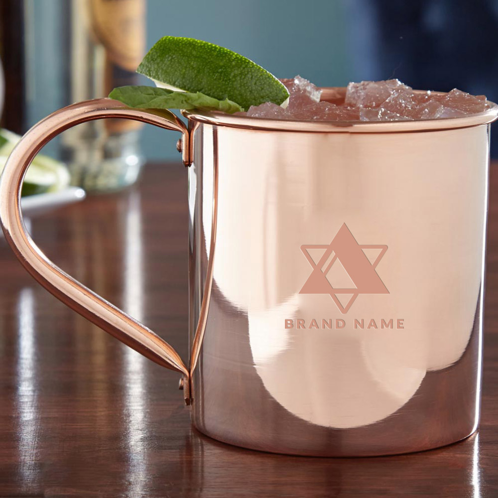 Engraved Moscow Mule Copper Mug - Image 8