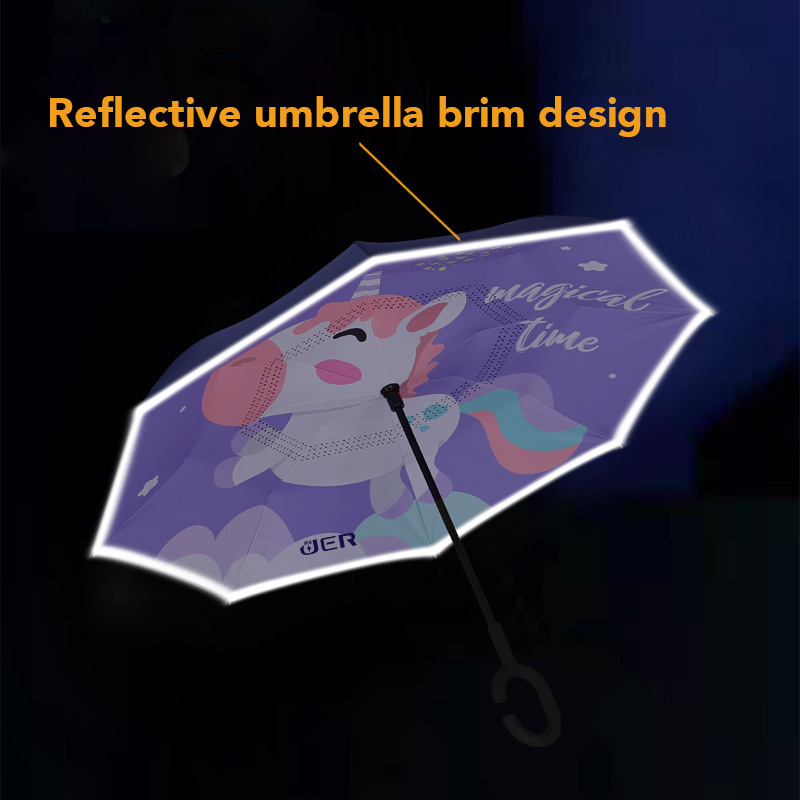 Children's Reversible Folding Umbrella - Image 9