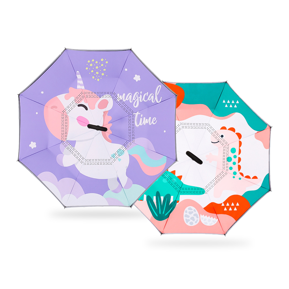 Children's Reversible Folding Umbrella - Image 4