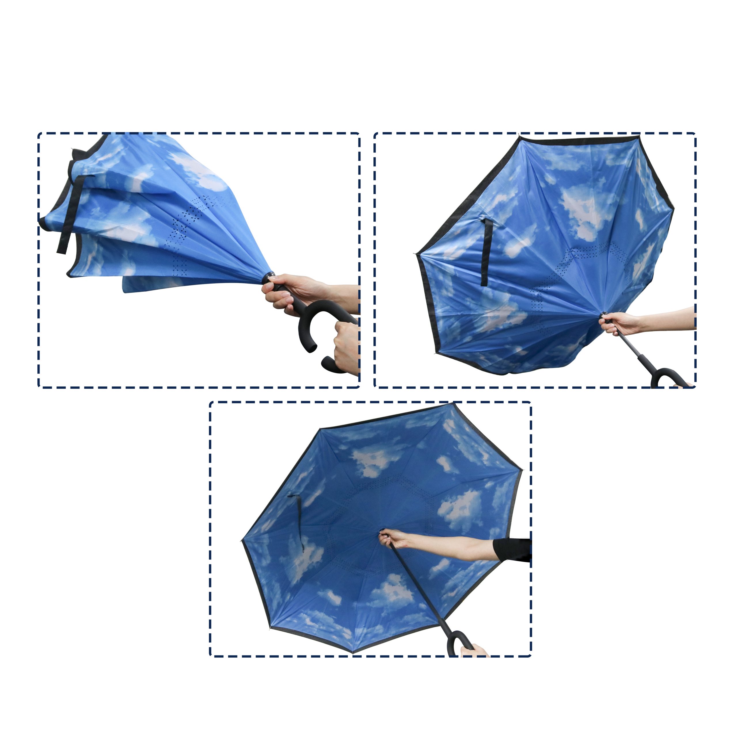 Children's Reversible Folding Umbrella - Image 8
