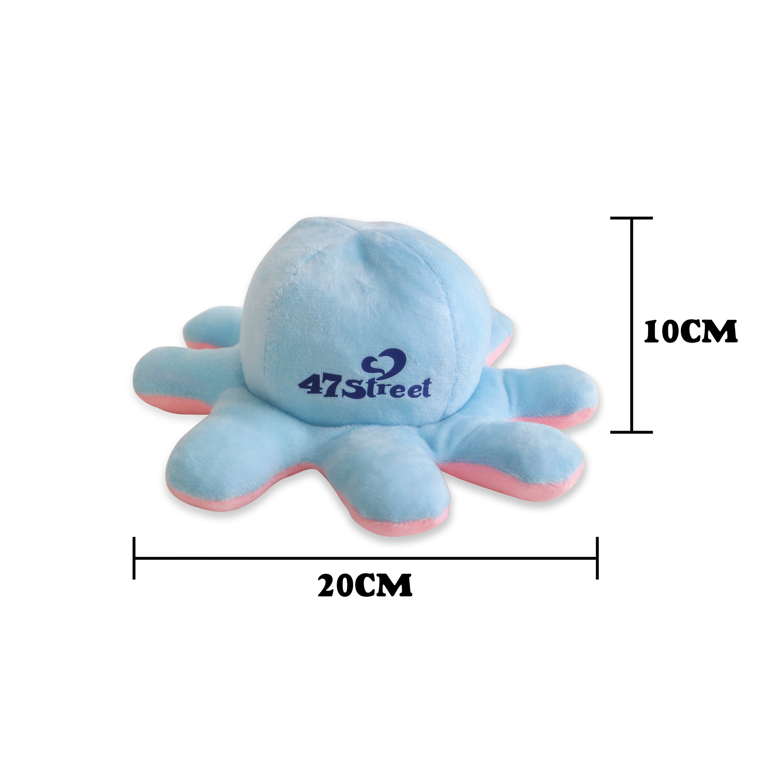 Large Reversible Octopus Plush Toy - Image 7