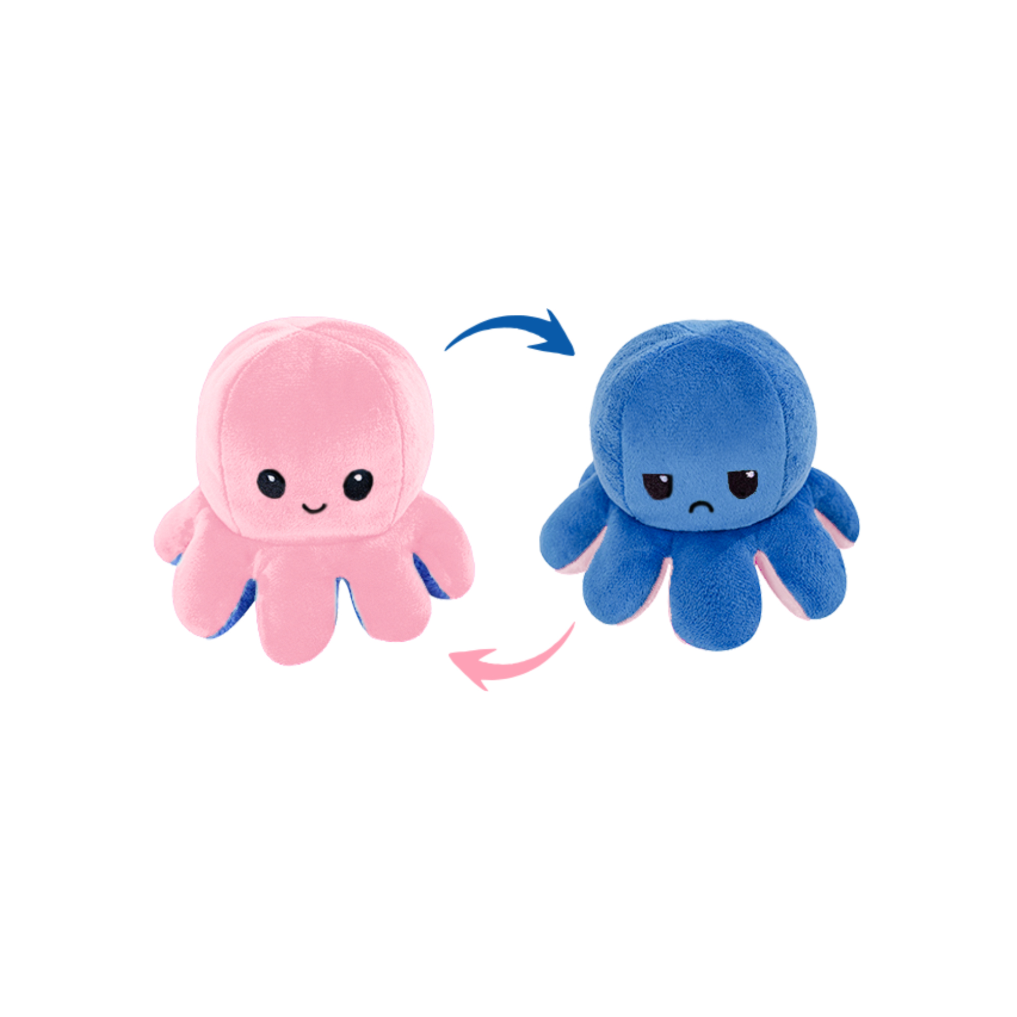 Large Reversible Octopus Plush Toy - Image 4