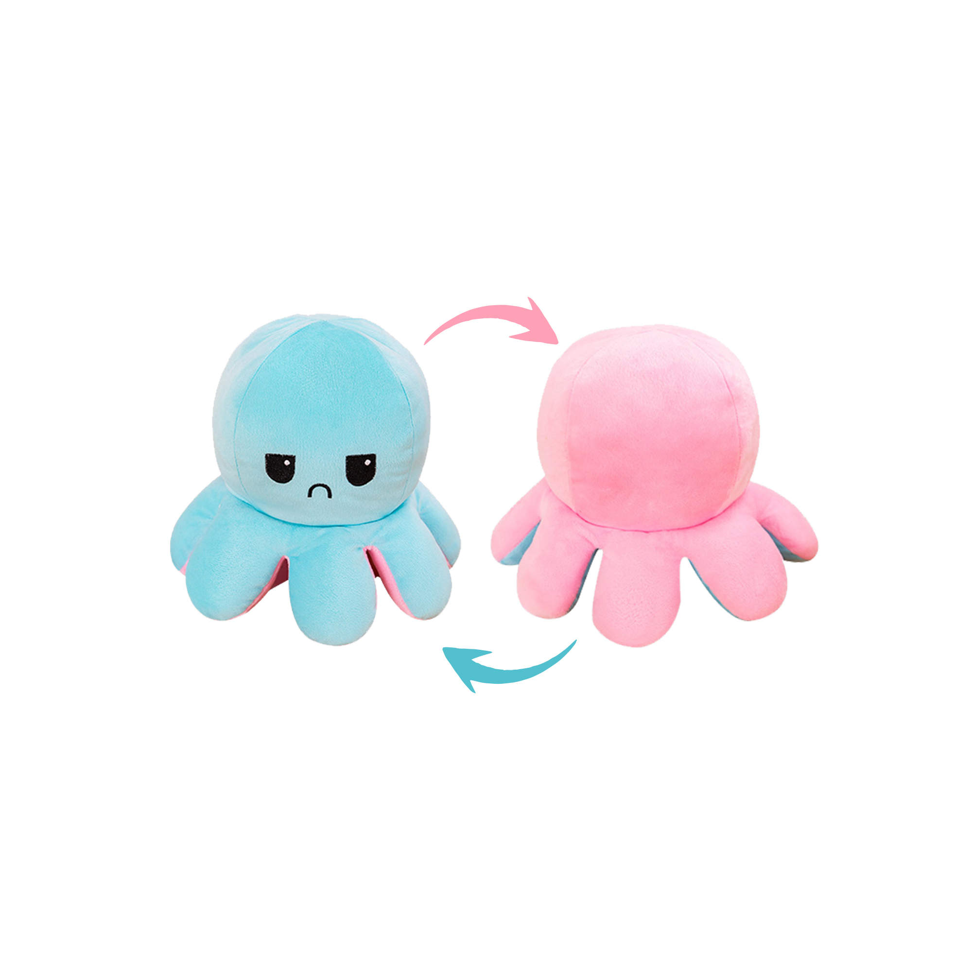 Large Reversible Octopus Plush Toy - Image 2