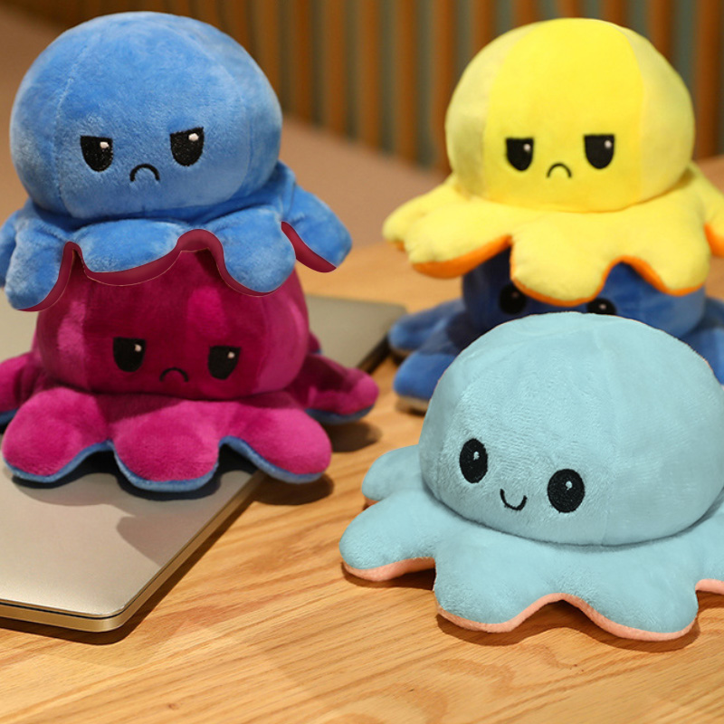 Large Reversible Octopus Plush Toy - Image 10