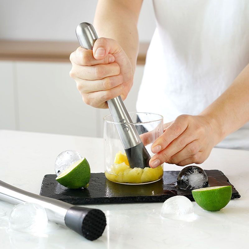 Long Stainless Steel Cocktail Muddler - Image 5