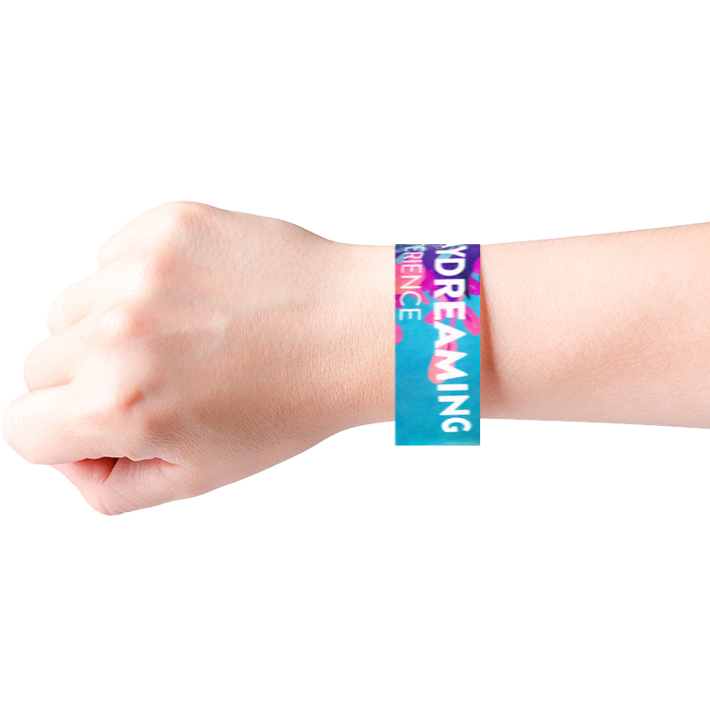 25mm Width Disposable Full Colour Tyvek Wristband - Image 4