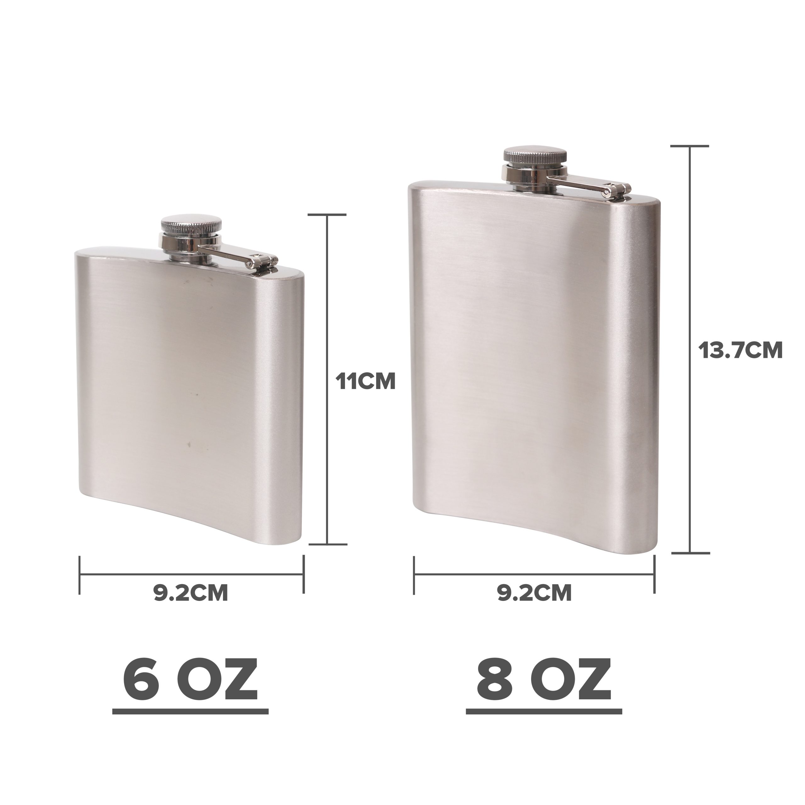 Stainless Steel Hip Flask - Image 3