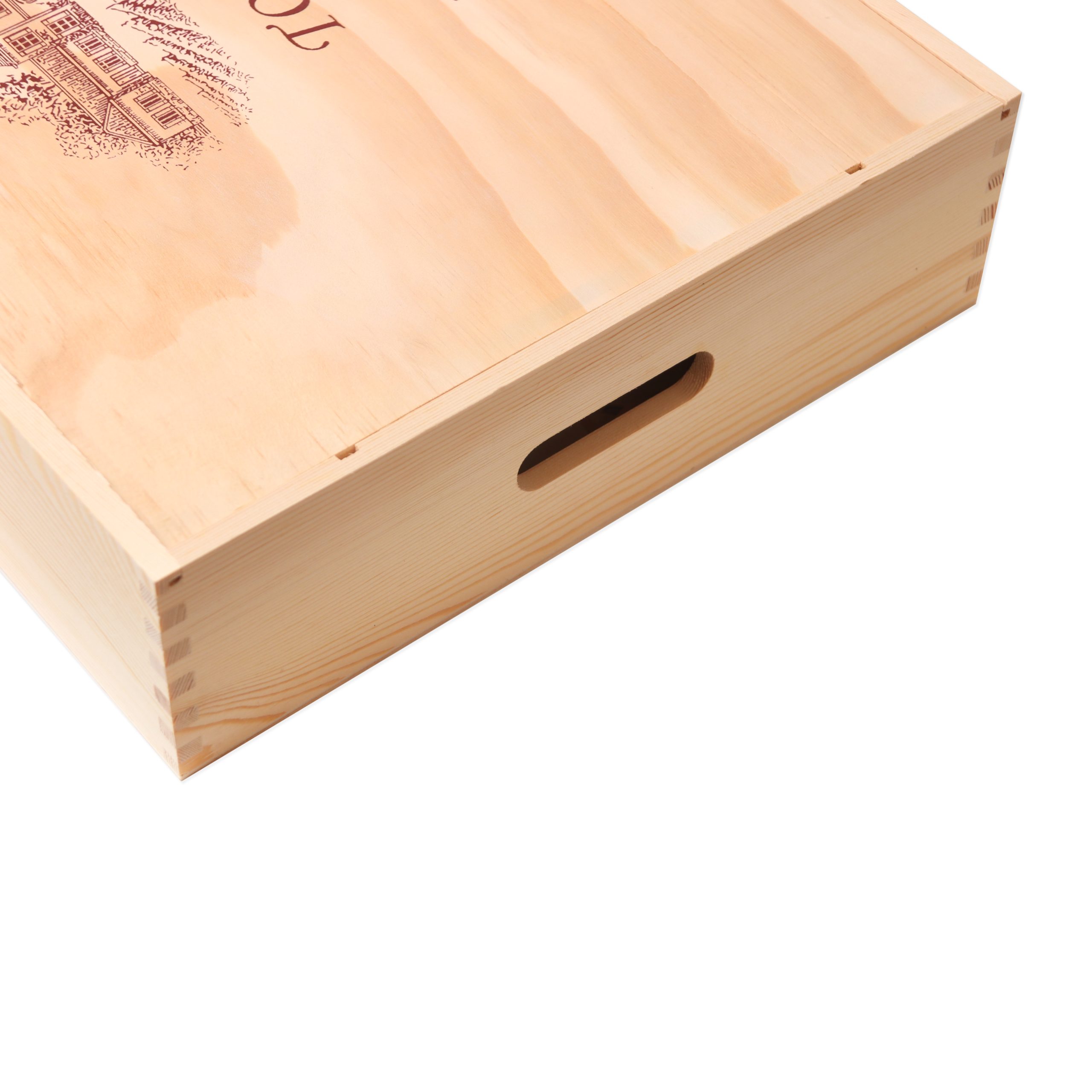 Six-pack Wooden Wine Gift Box - Image 7