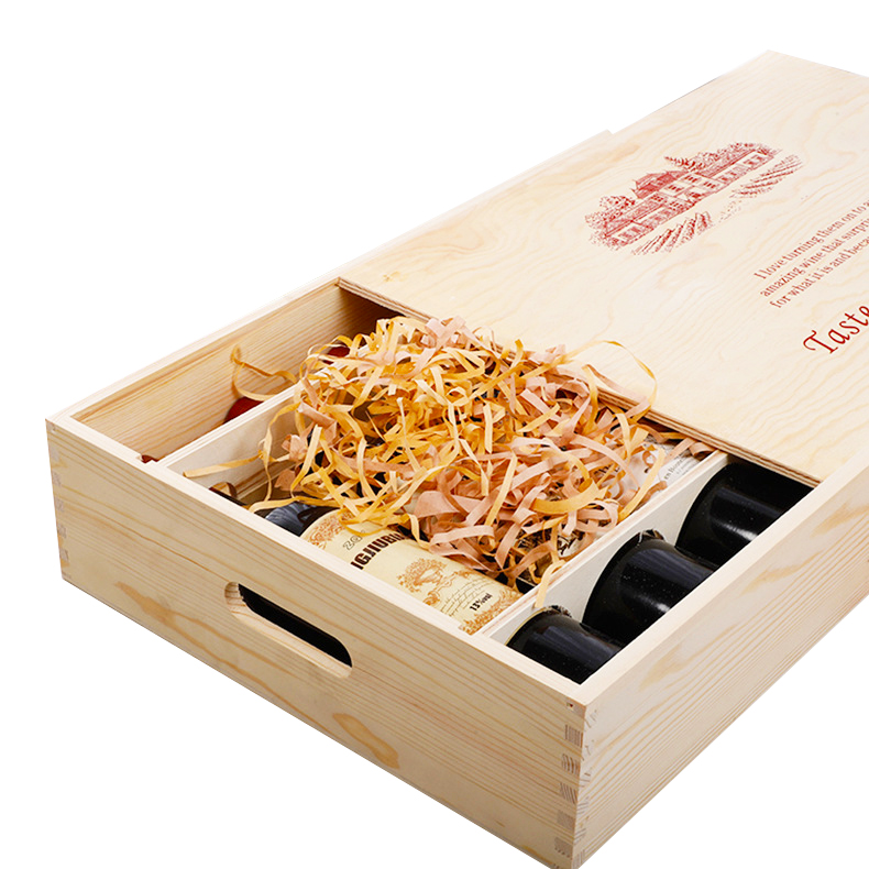Six-pack Wooden Wine Gift Box - Image 6