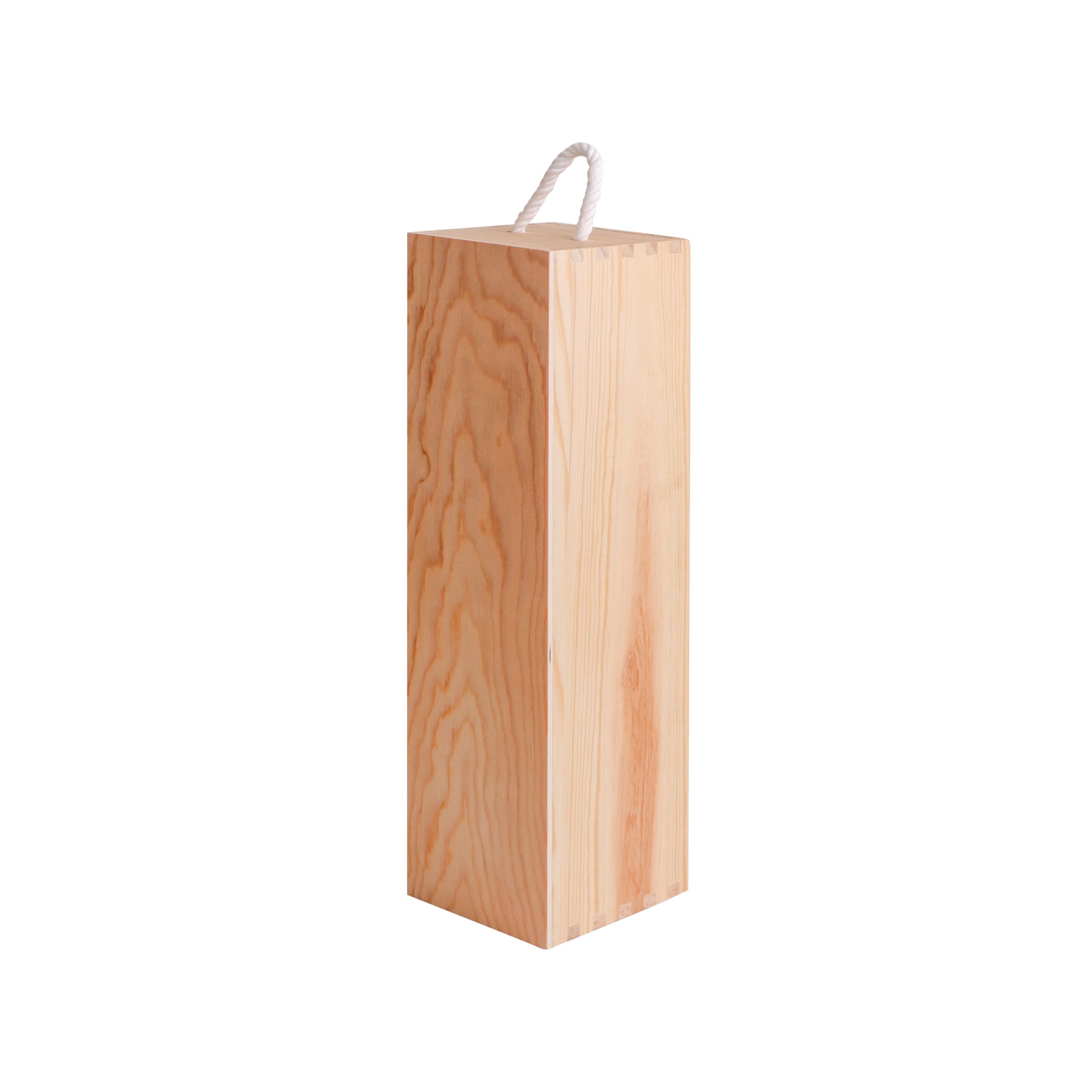 Single Bottle Wooden Wine Box - Image 6