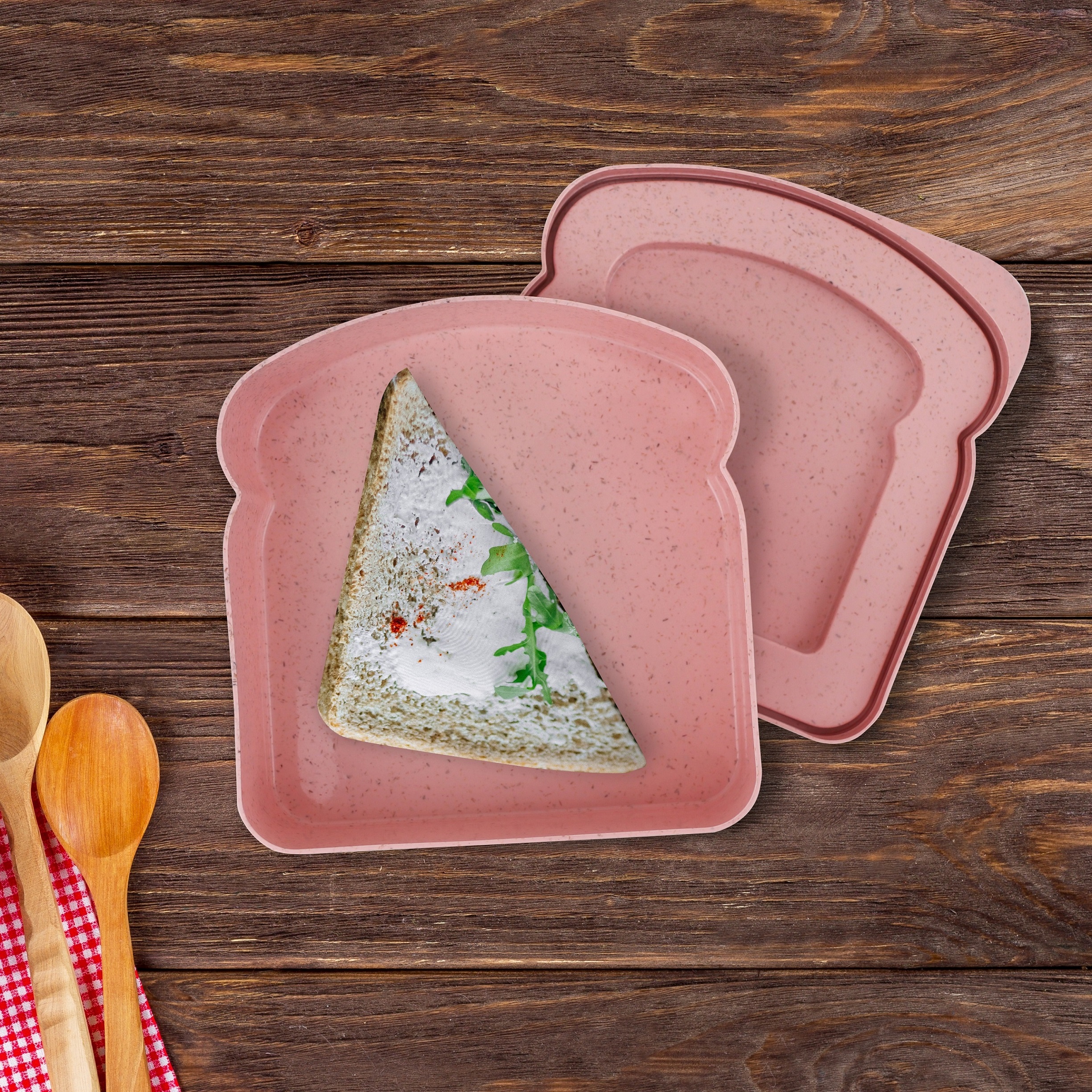 Portable Bamboo Fiber Lunch Box - Image 9