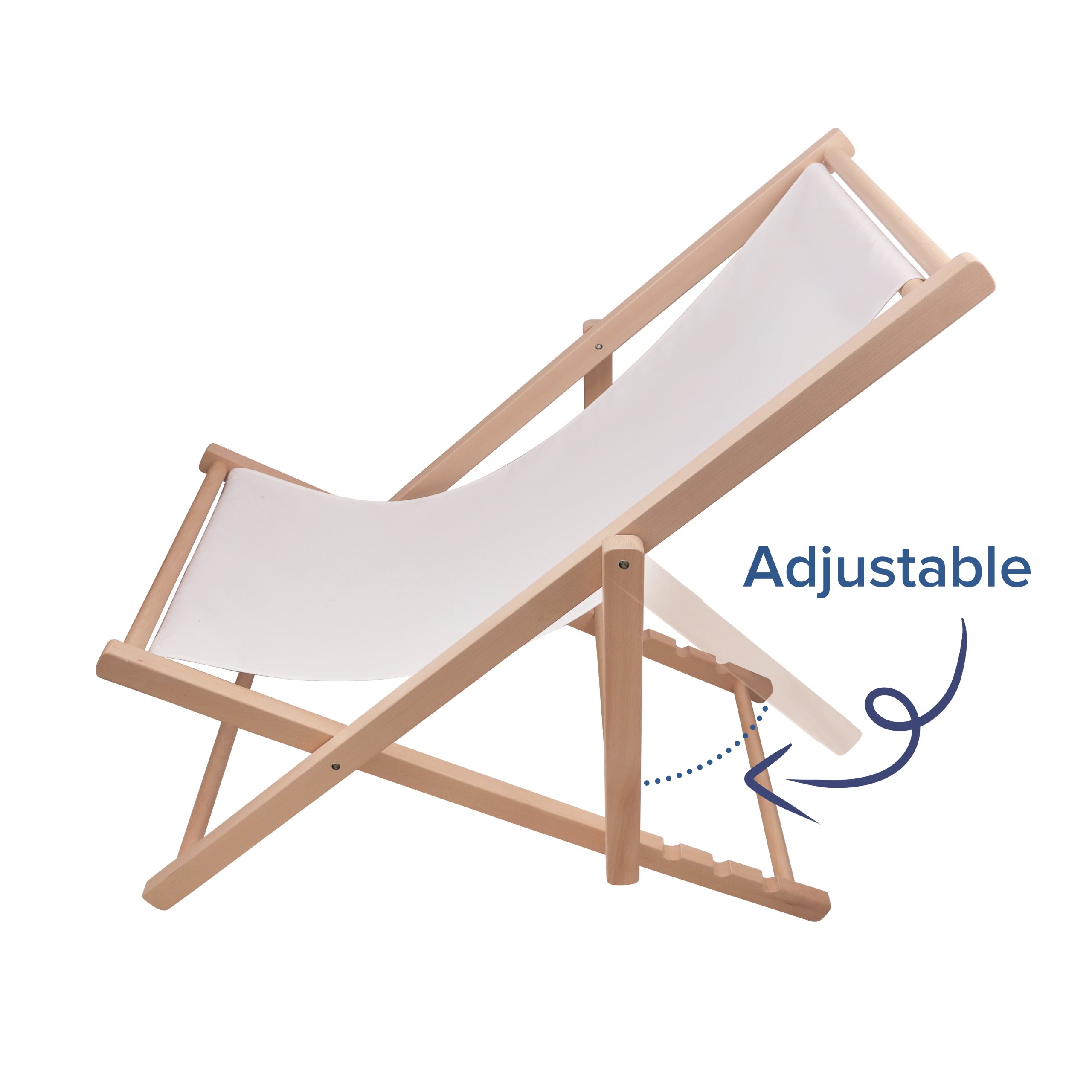 Beach Chair - Beech Frame - Image 8