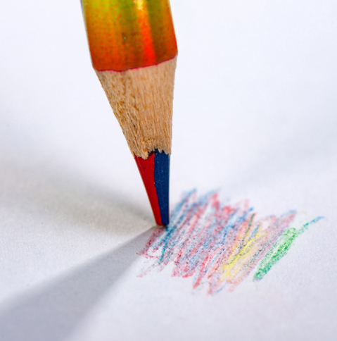 Long Four-Colour Pencil - without Eraser - Image 5