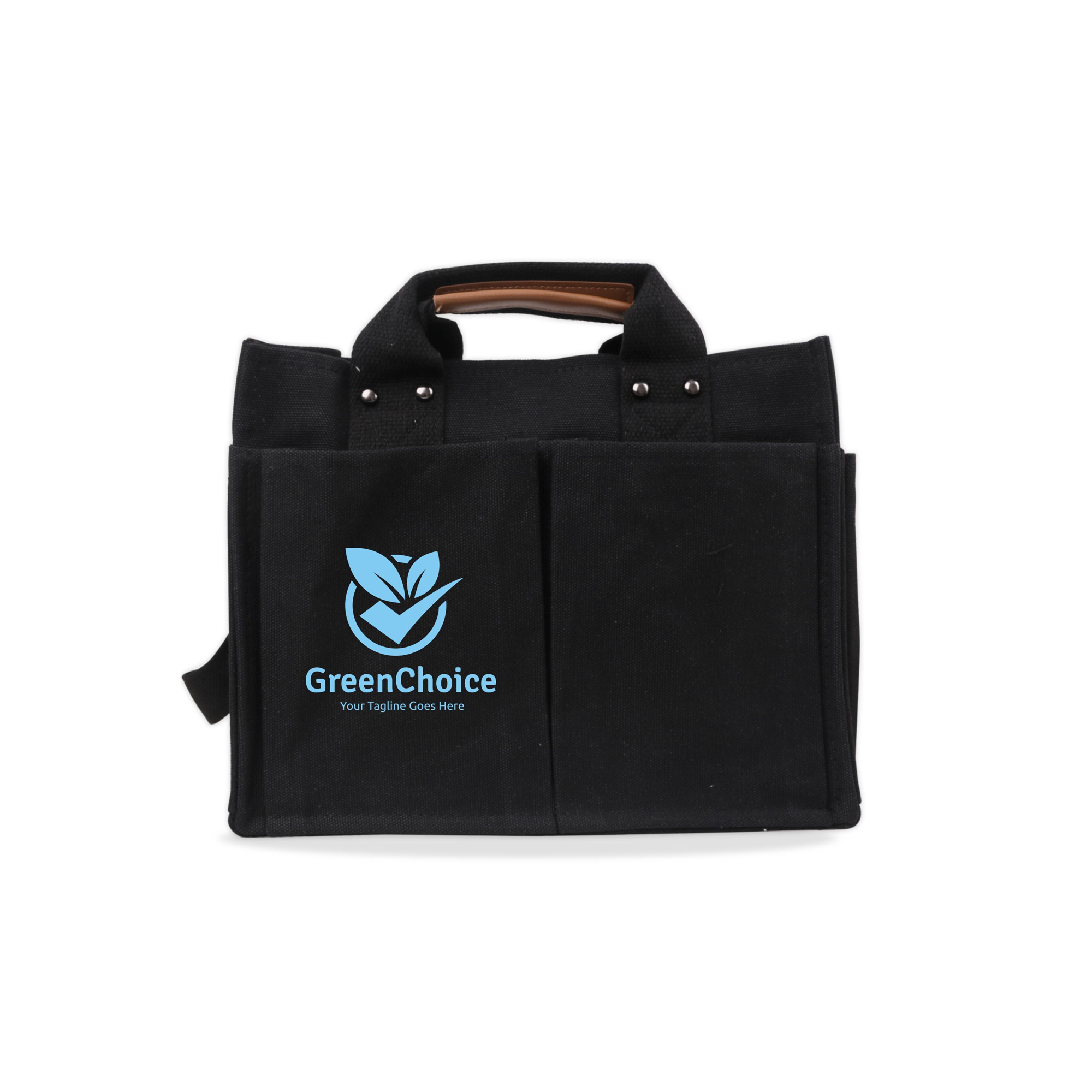 Canvas Tote Bag with Straps - Image 2