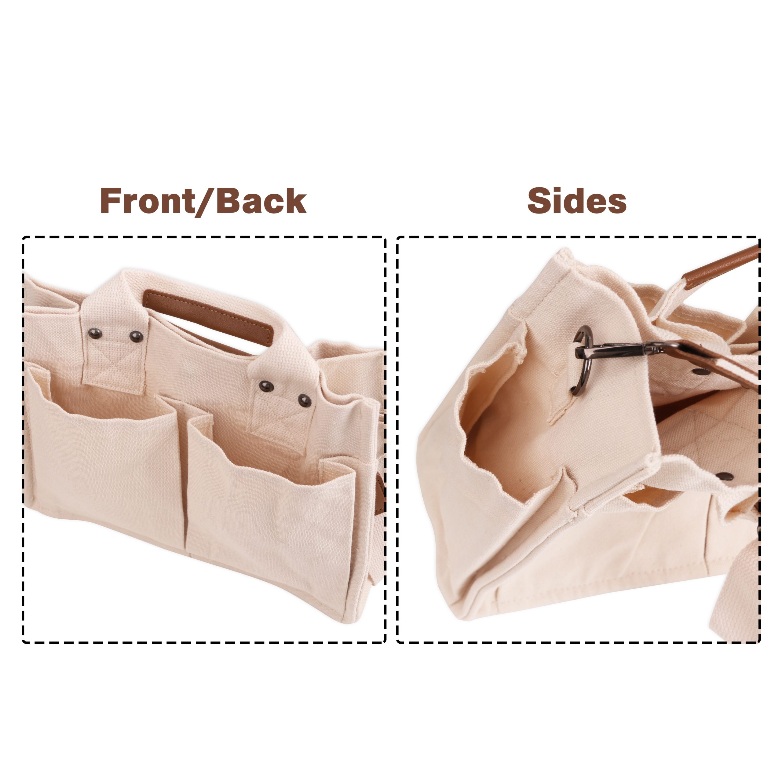 Canvas Tote Bag with Straps - Image 10