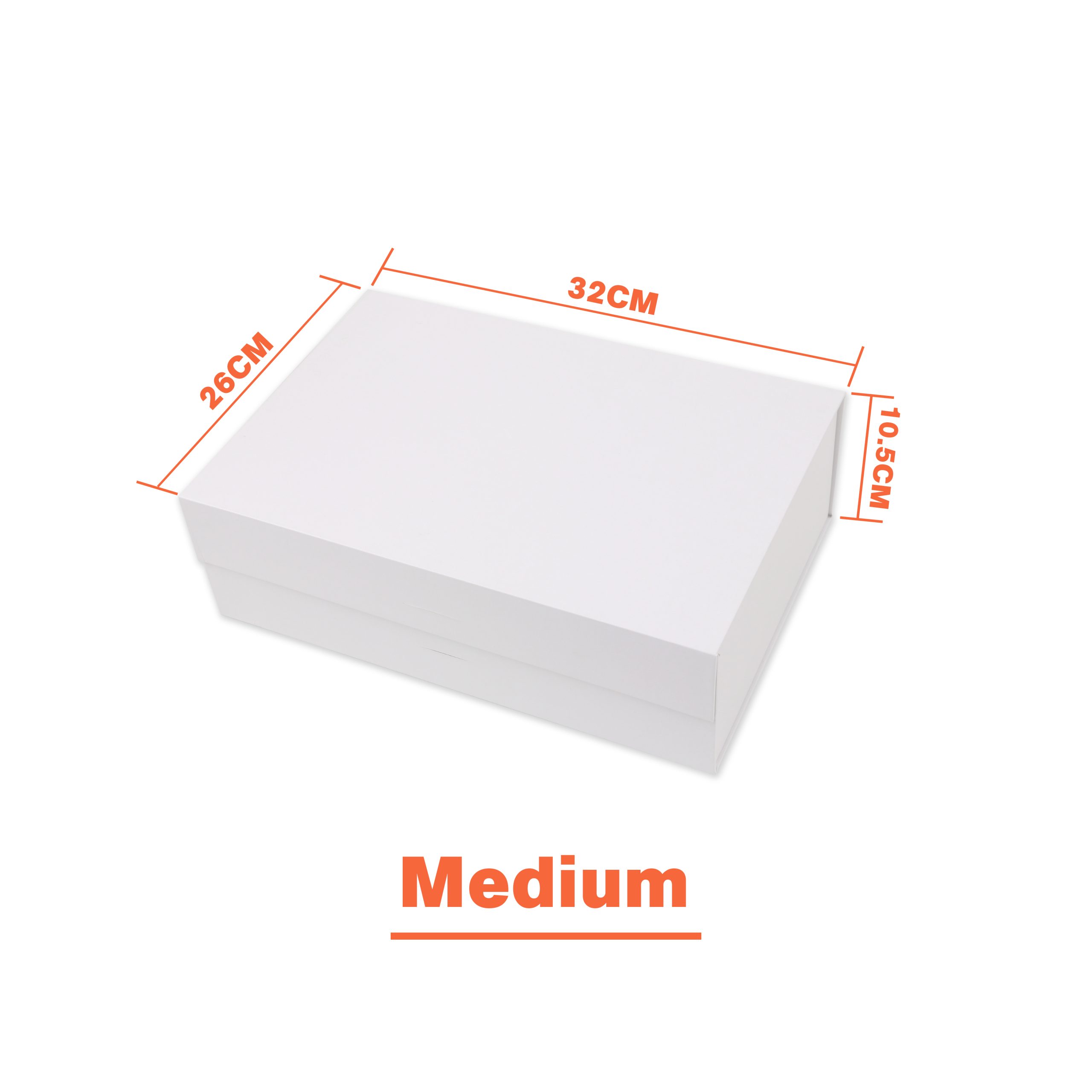 Medium Foldable Magnetic Box with Ribbon - Image 4