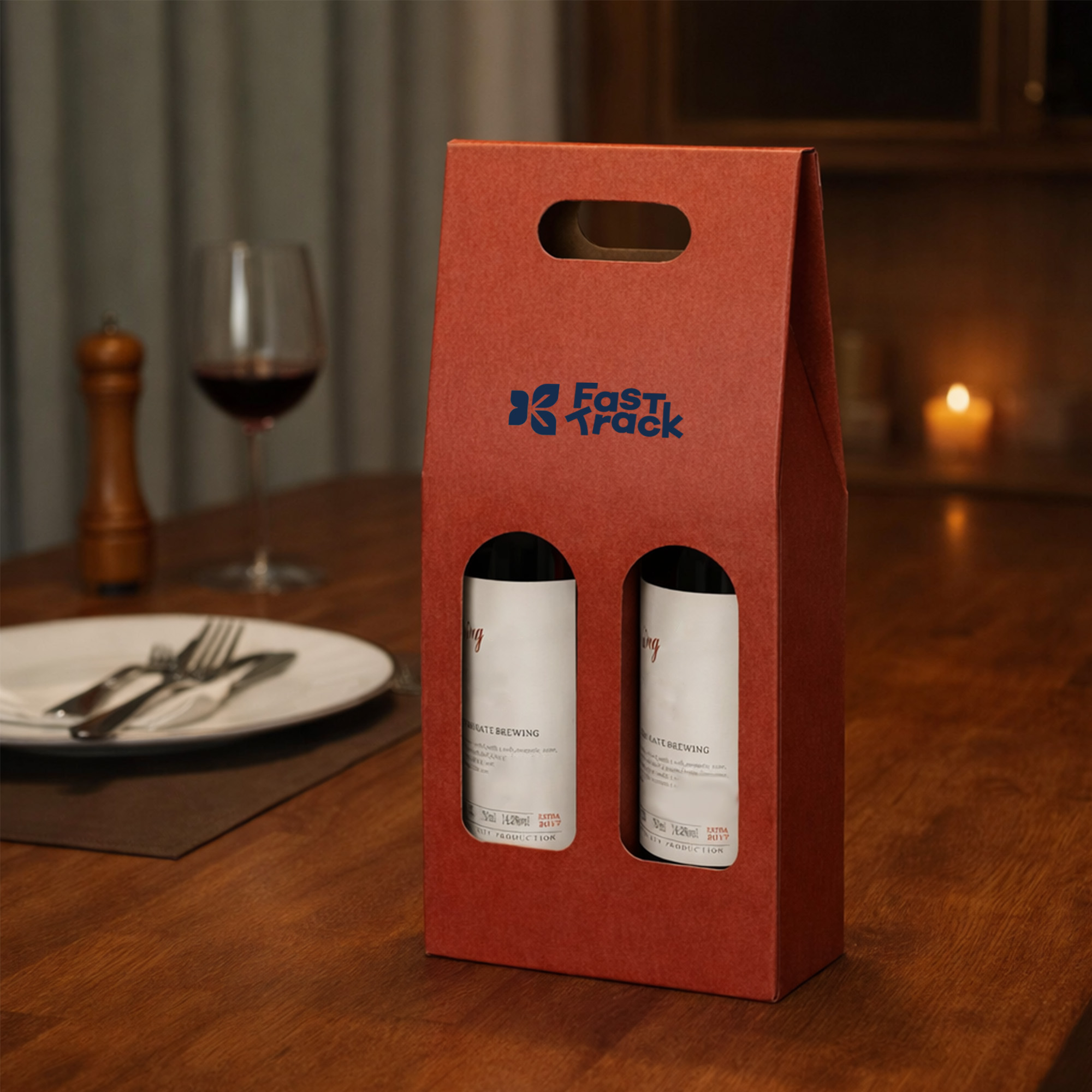 Double Bottle Portable Wine Box - Image 8