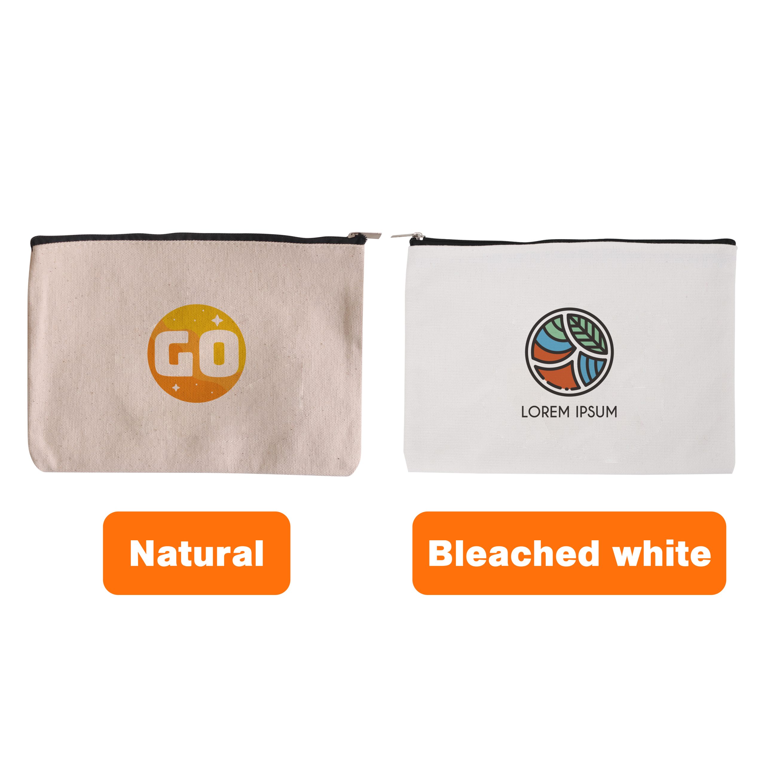 Rectangle Canvas Cosmetic Bag - Image 2