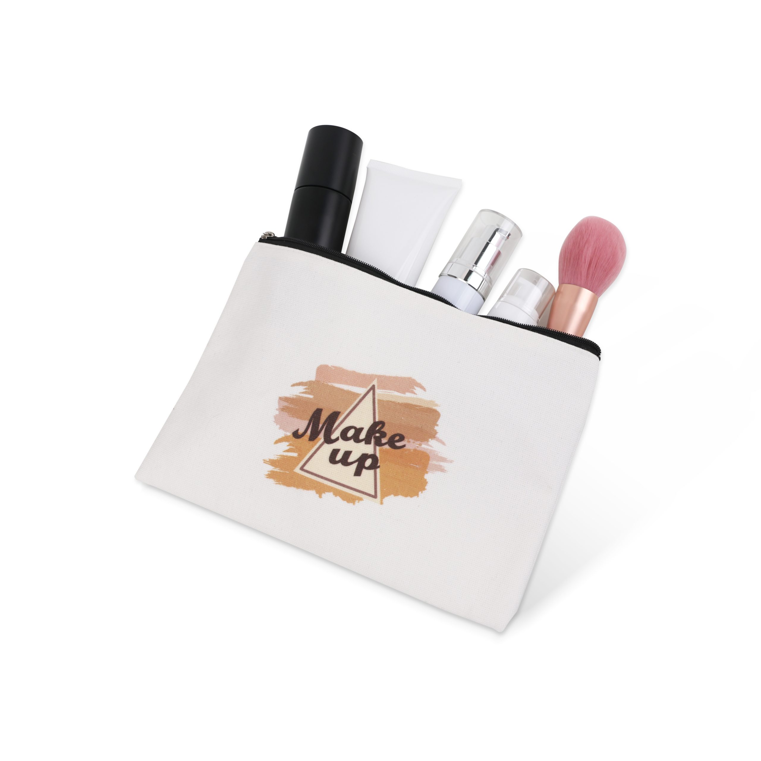 Rectangle Canvas Cosmetic Bag - Image 3