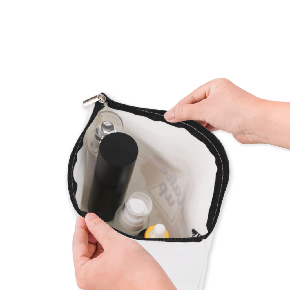 Rectangle Canvas Cosmetic Bag - Image 4