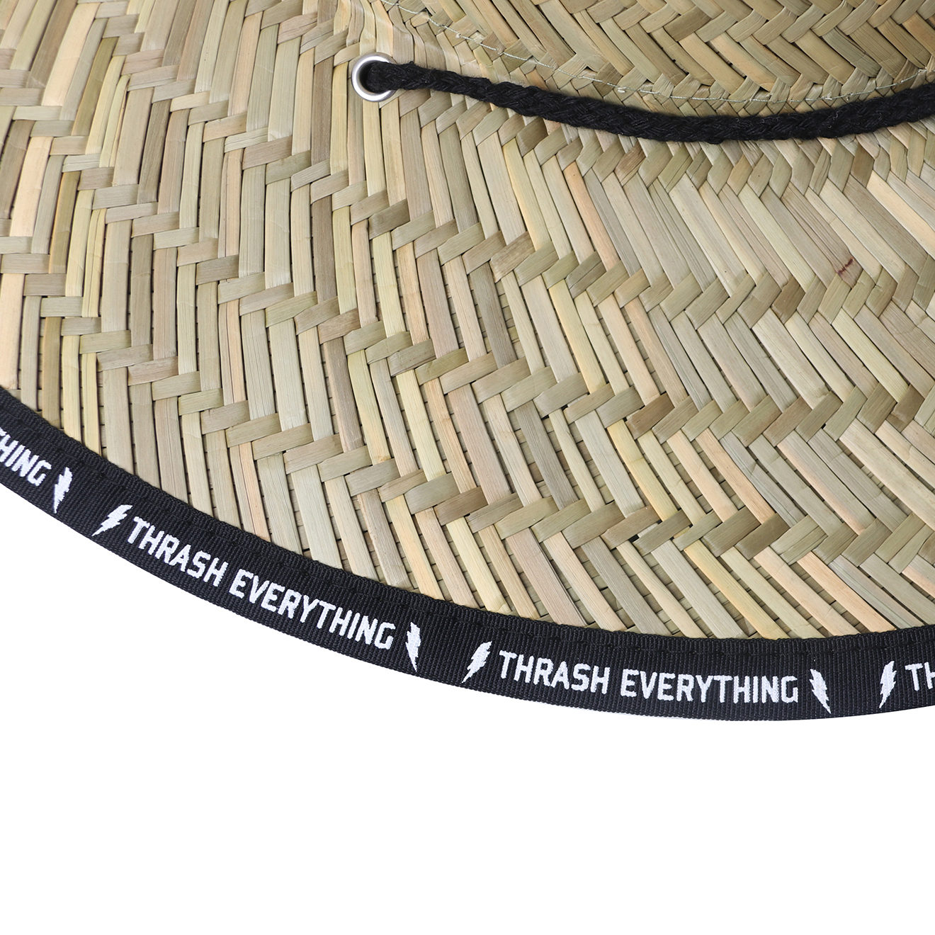 Straw Hat with String - Image 4