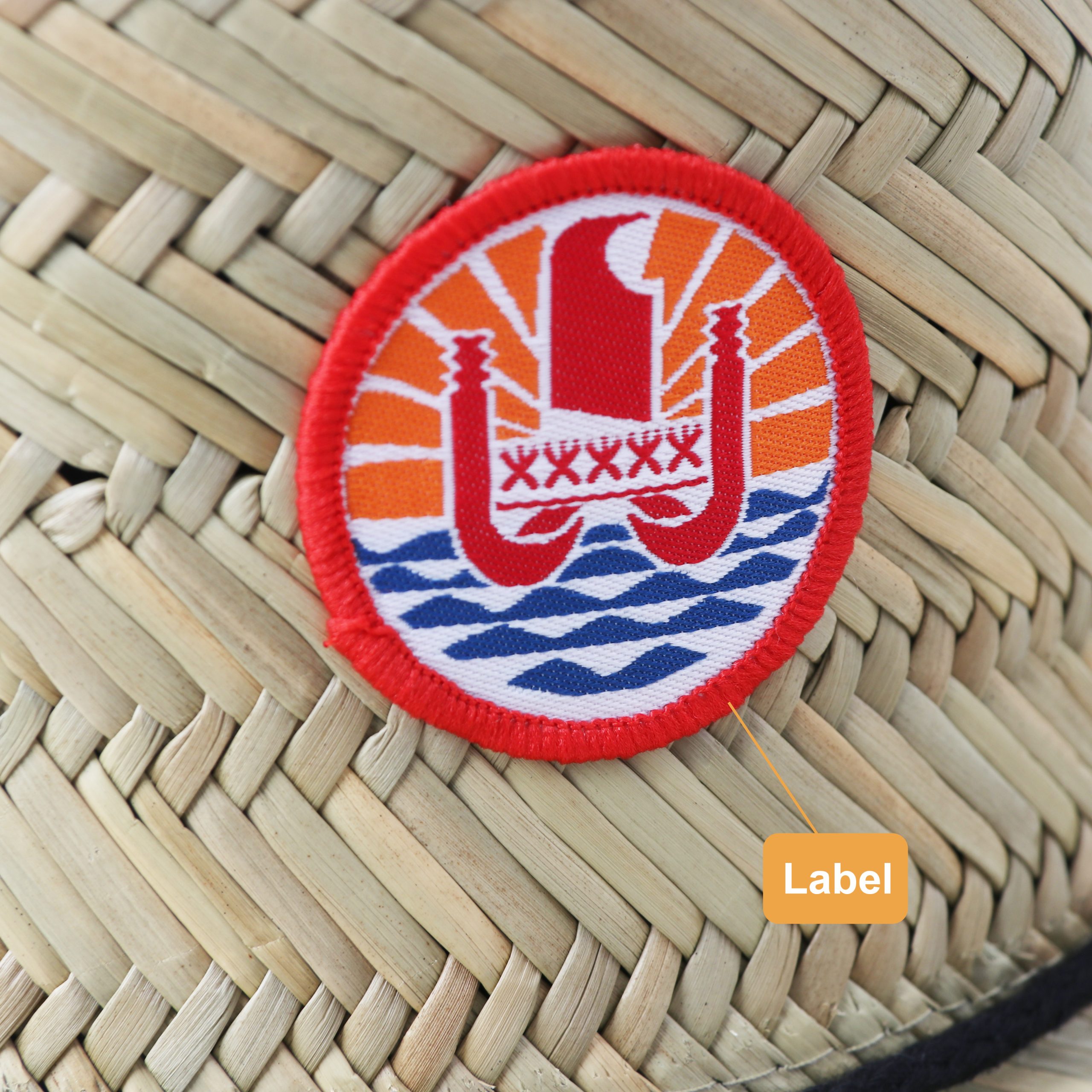 Straw Hat with String - Image 6