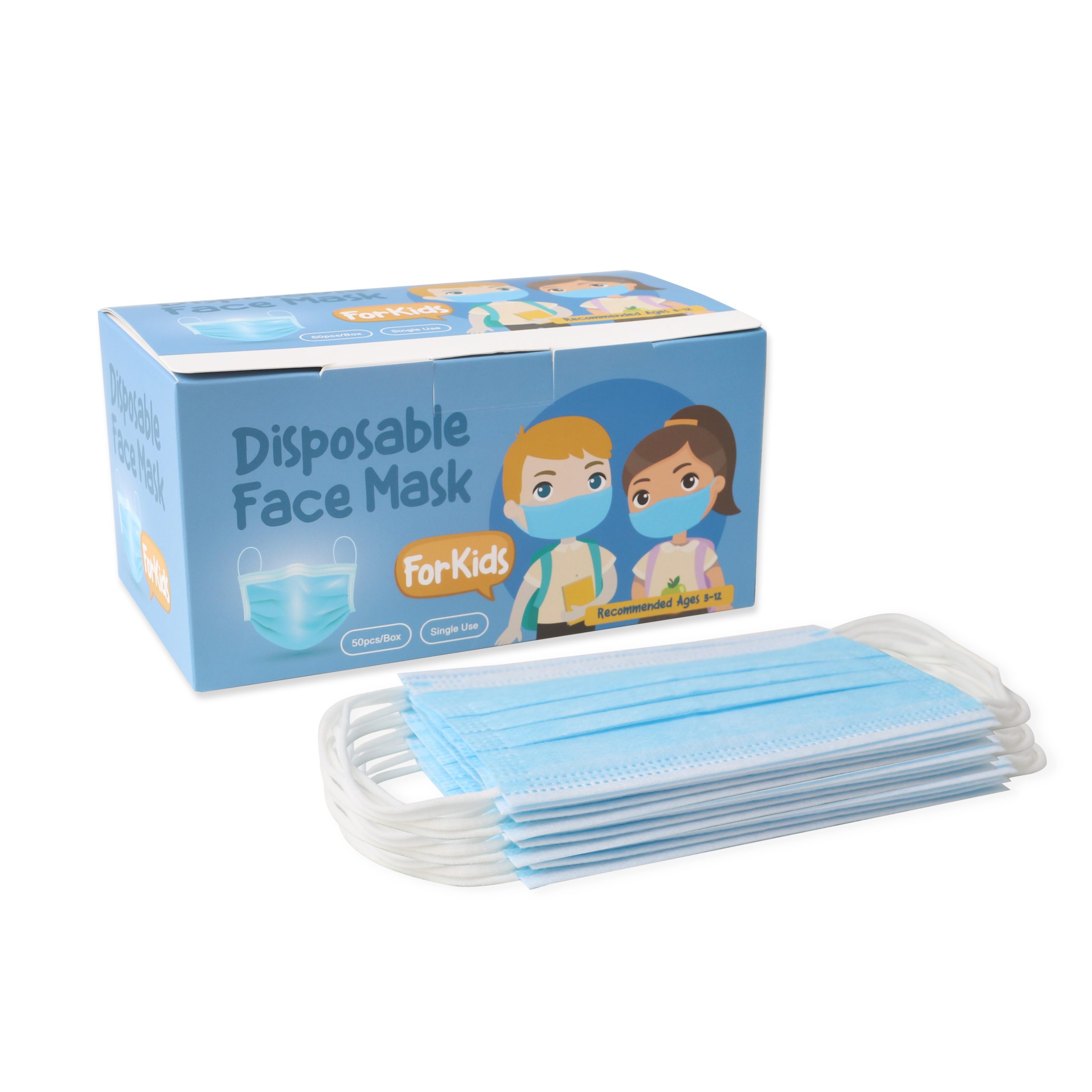 Personal Children's Disposable Mask - 50PC Box - Image 2