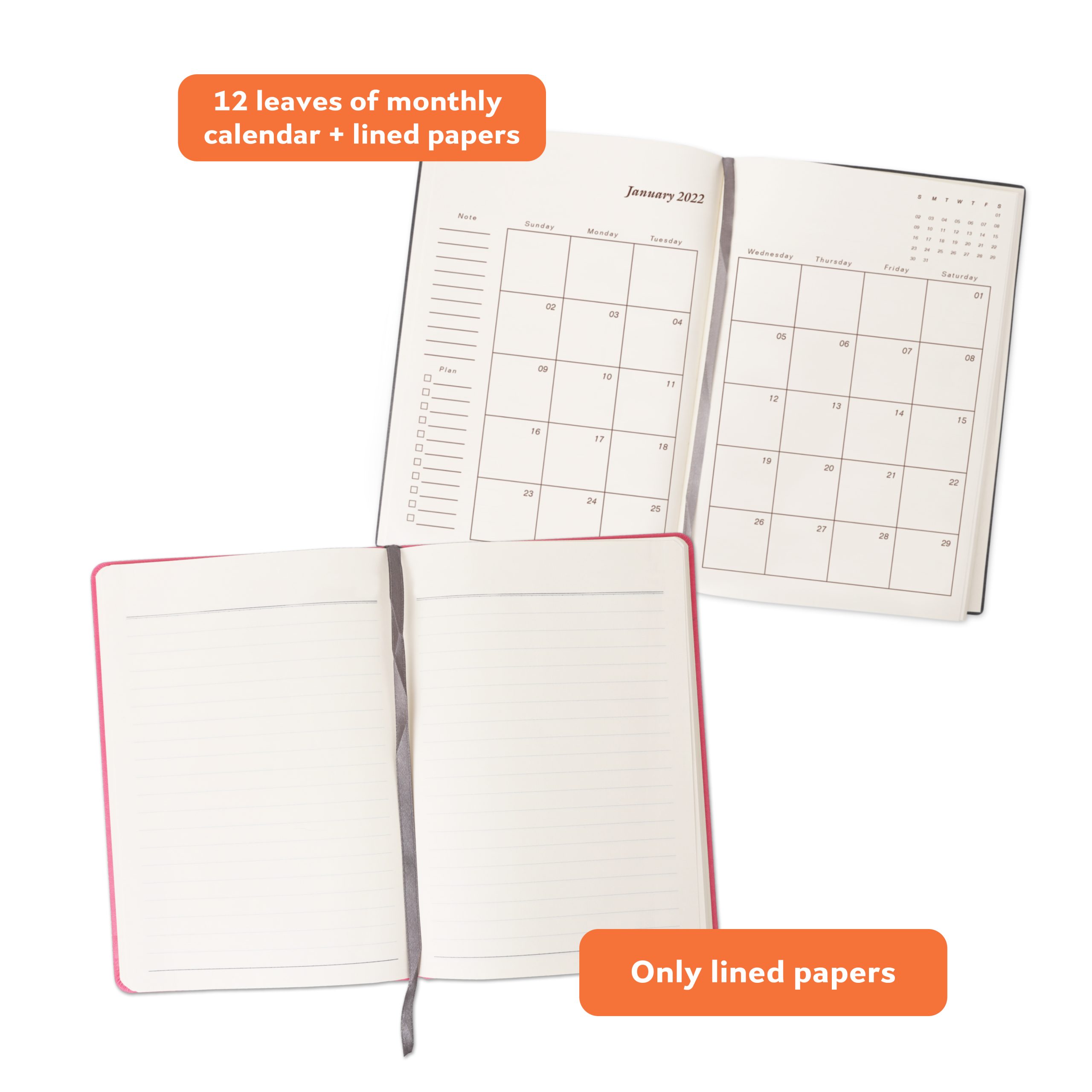 B5 Full Colour Cardboard Cover Notebook - Image 3