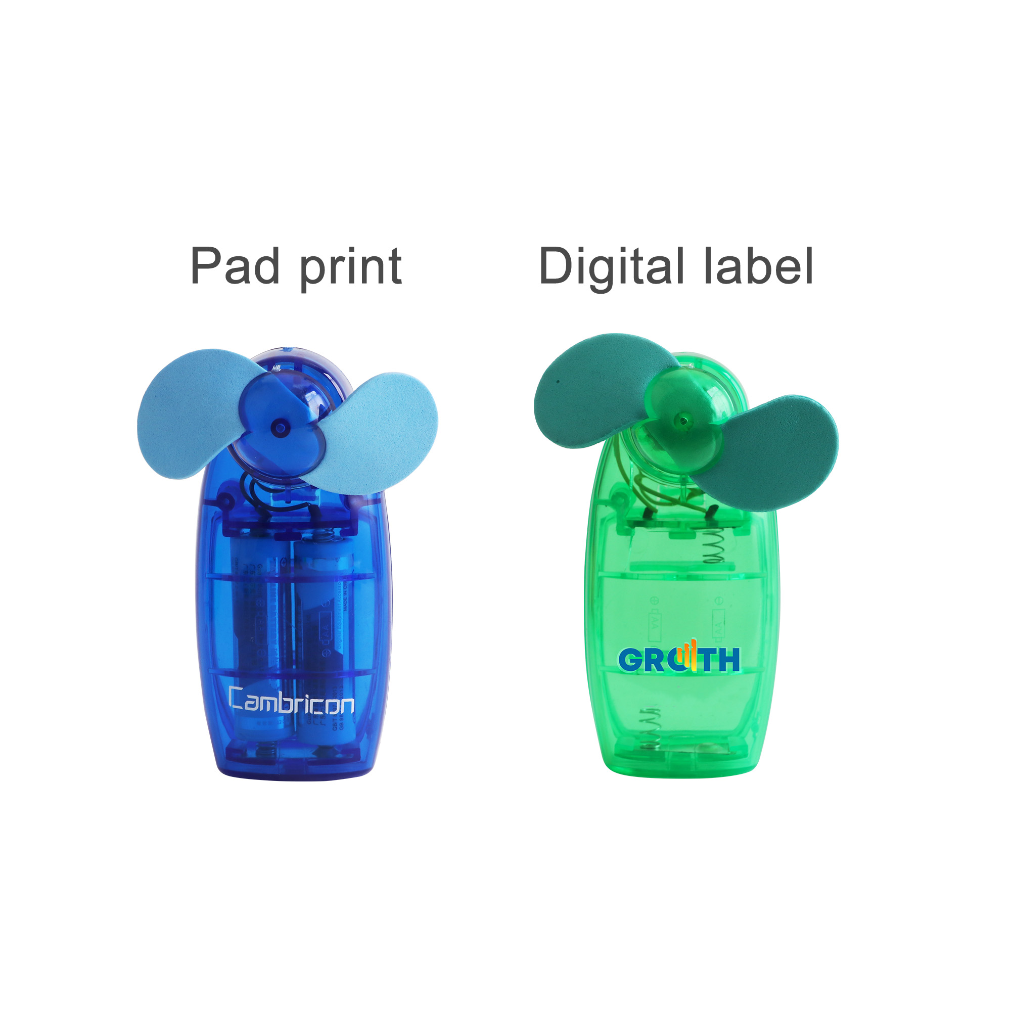 Transparent Colourful Handy Fan - Image 13