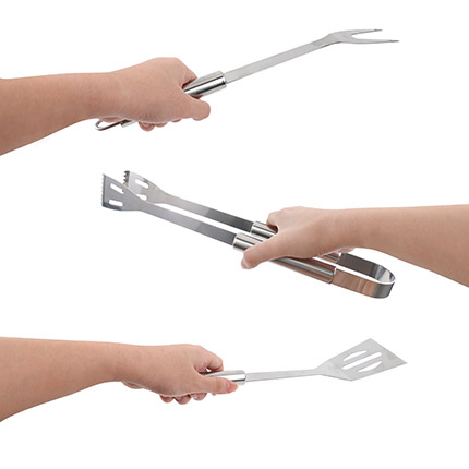 3 Pieces Barbecue Tools With Pouch - Image 3