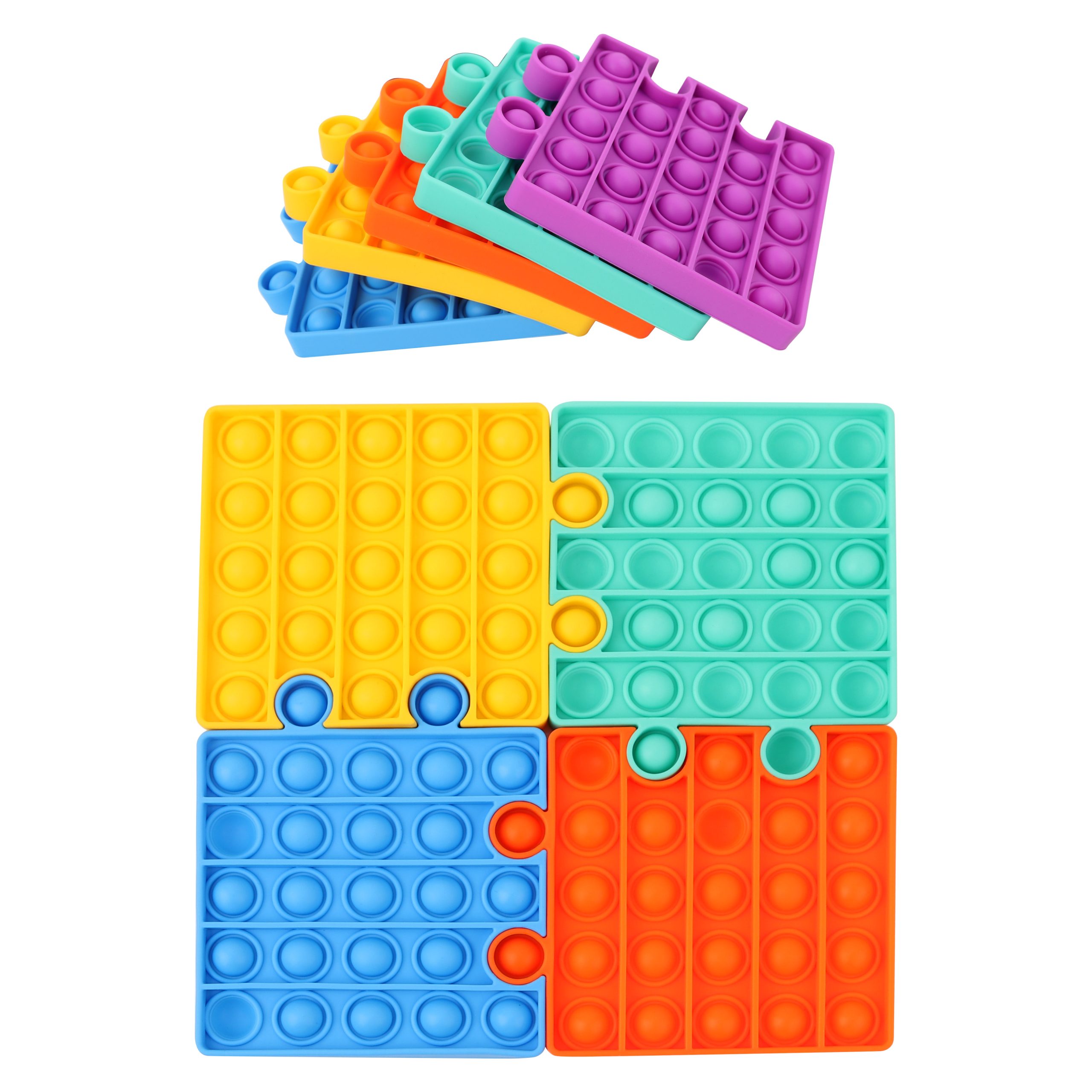 Puzzle Shape Pop It Fidget Toy - Image 4