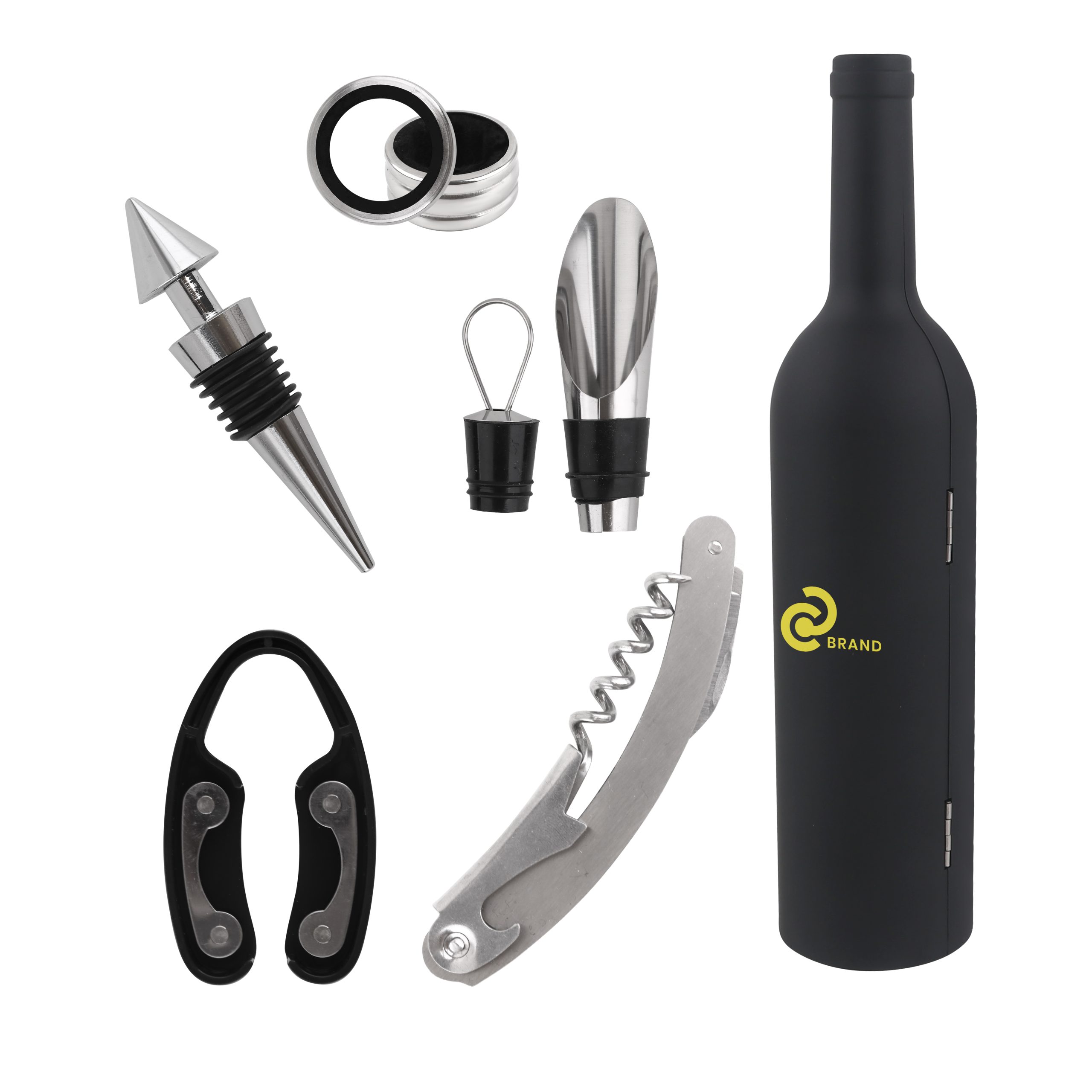 Bottle Shaped Wine Tools Set - Image 2