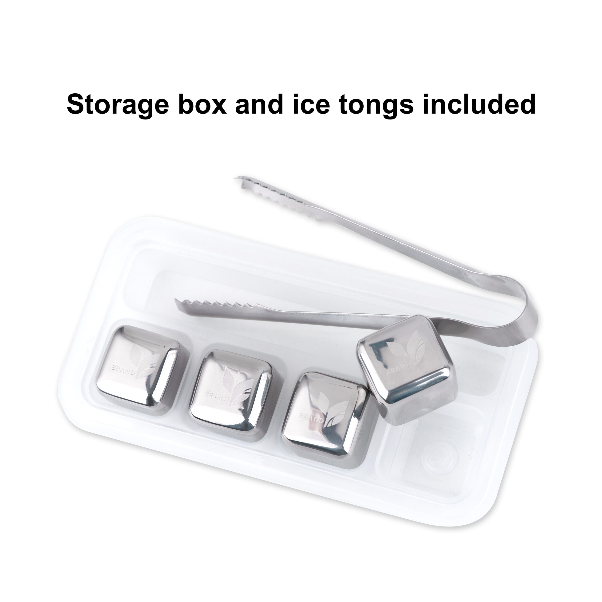 Stainless Steel Ice Cube Set (4pcs) - Image 5