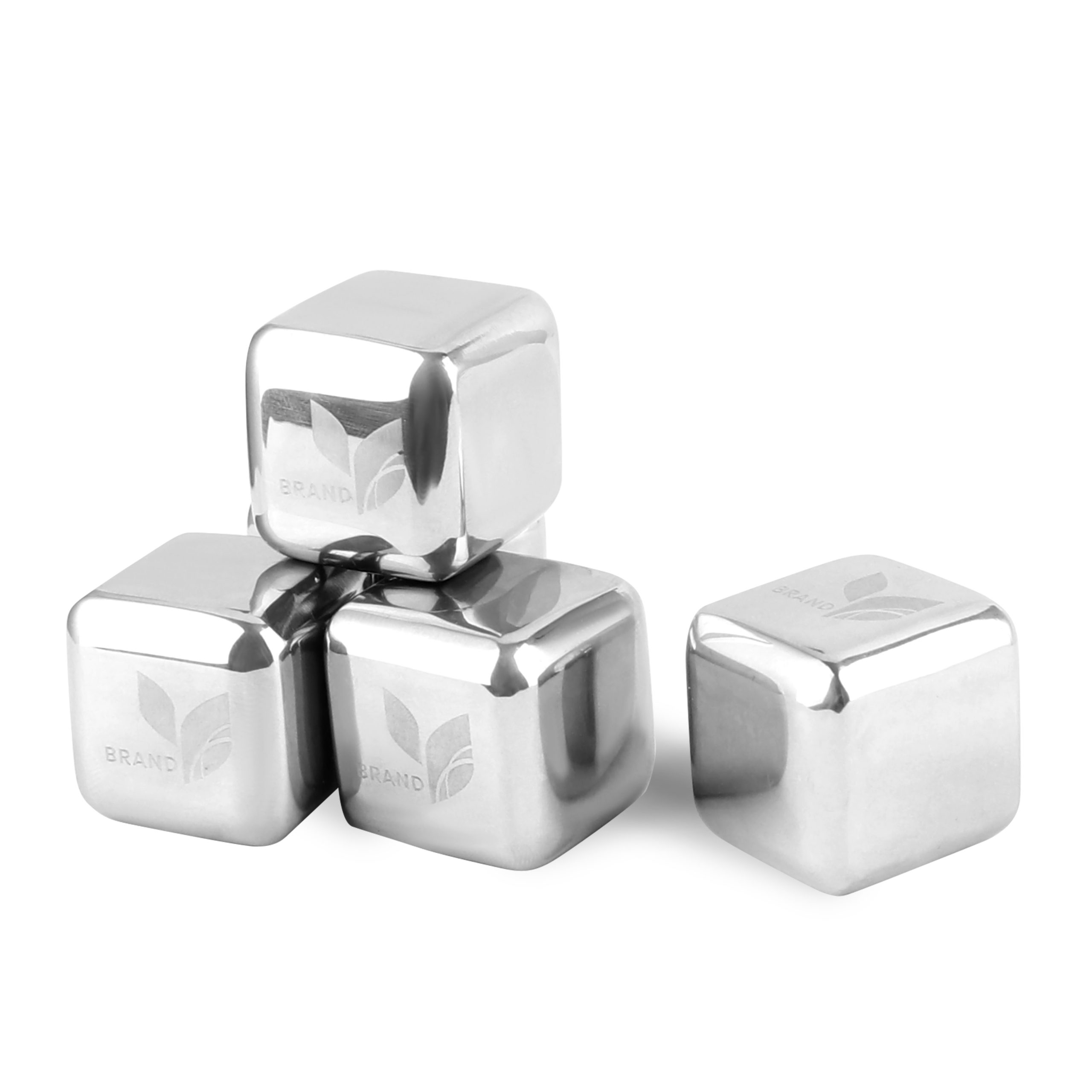 Stainless Steel Ice Cube Set (4pcs) - Image 6