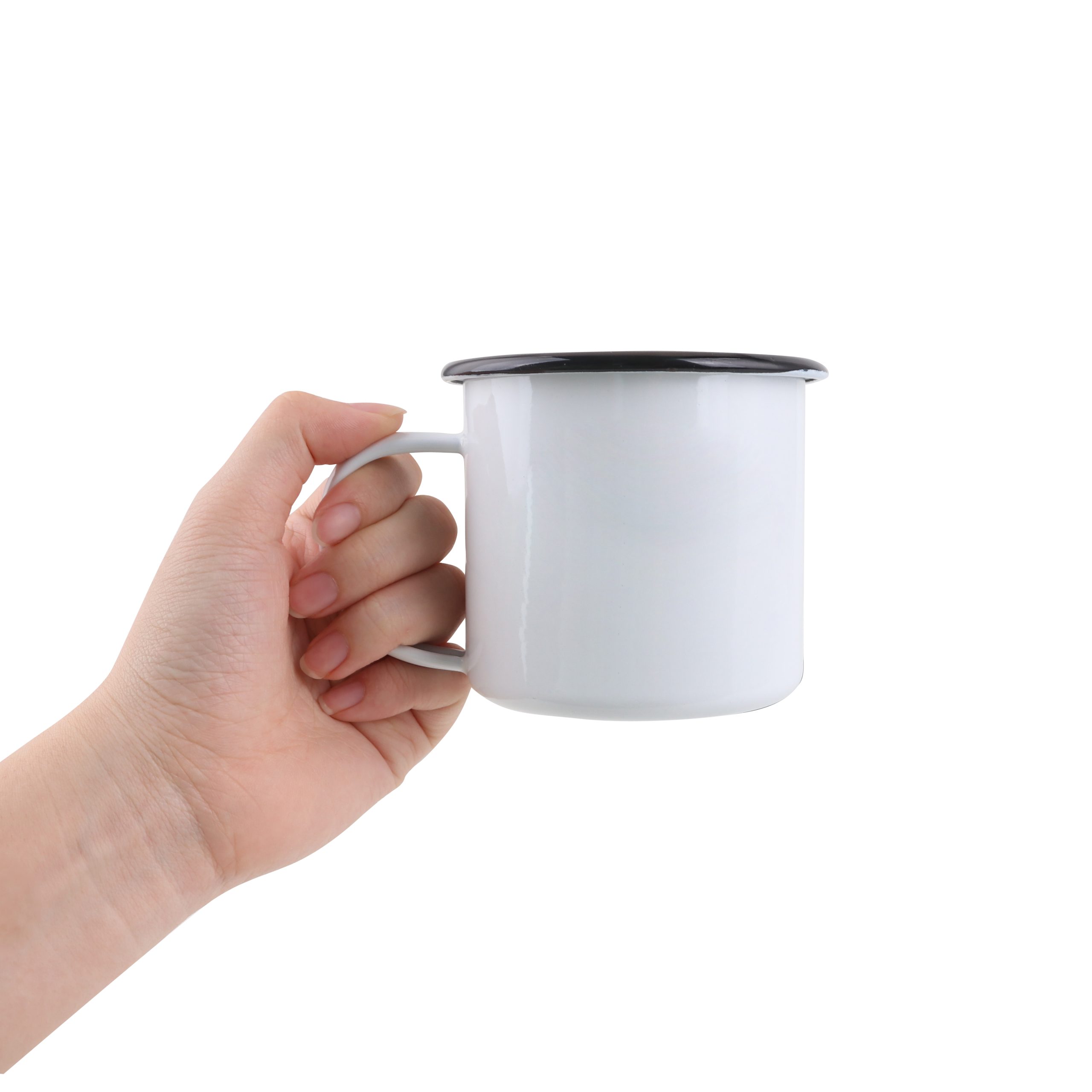 350ml Enamel Camping Mug - Image 4